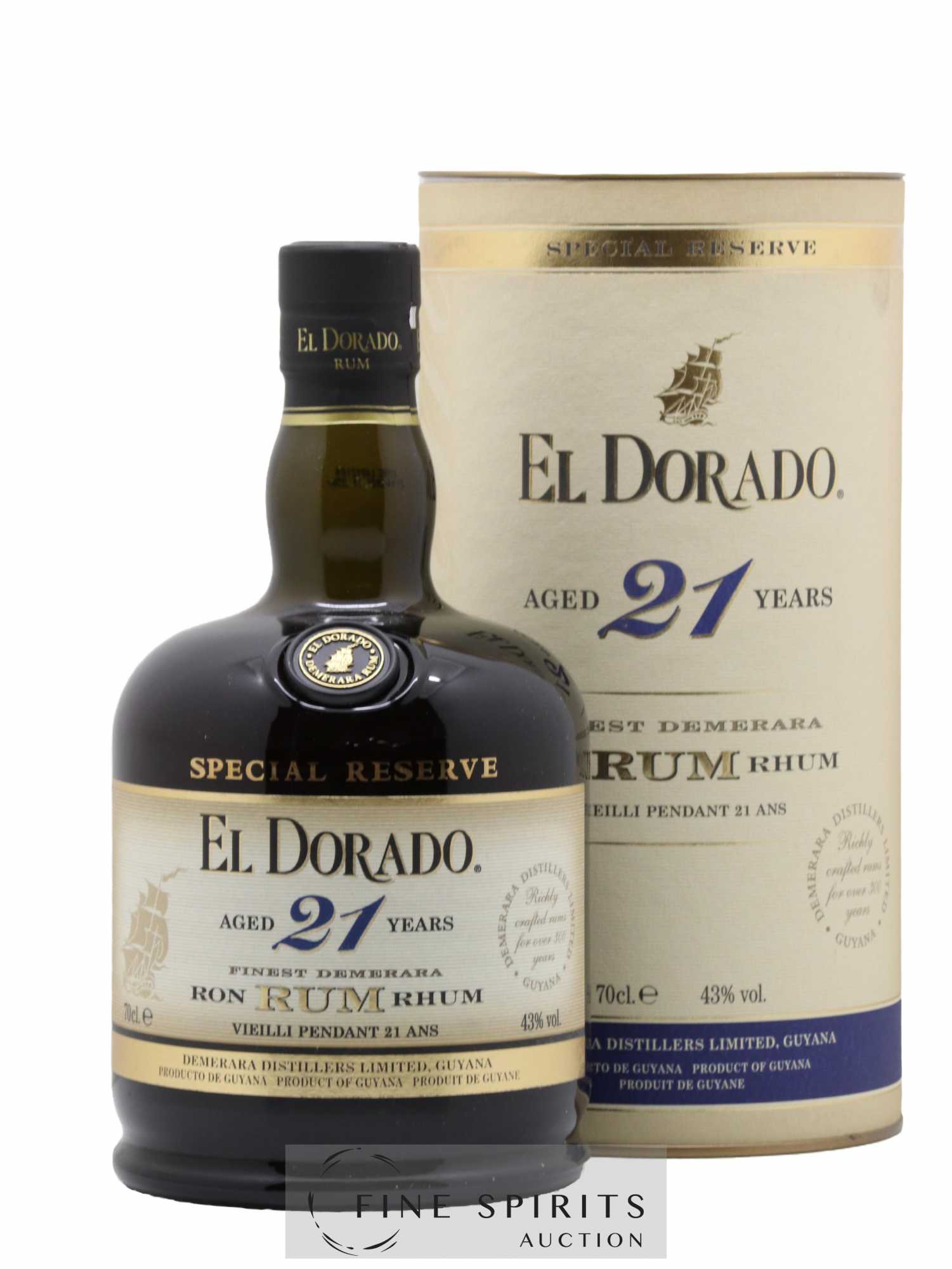 El Dorado 21 years Of. Special Reserve