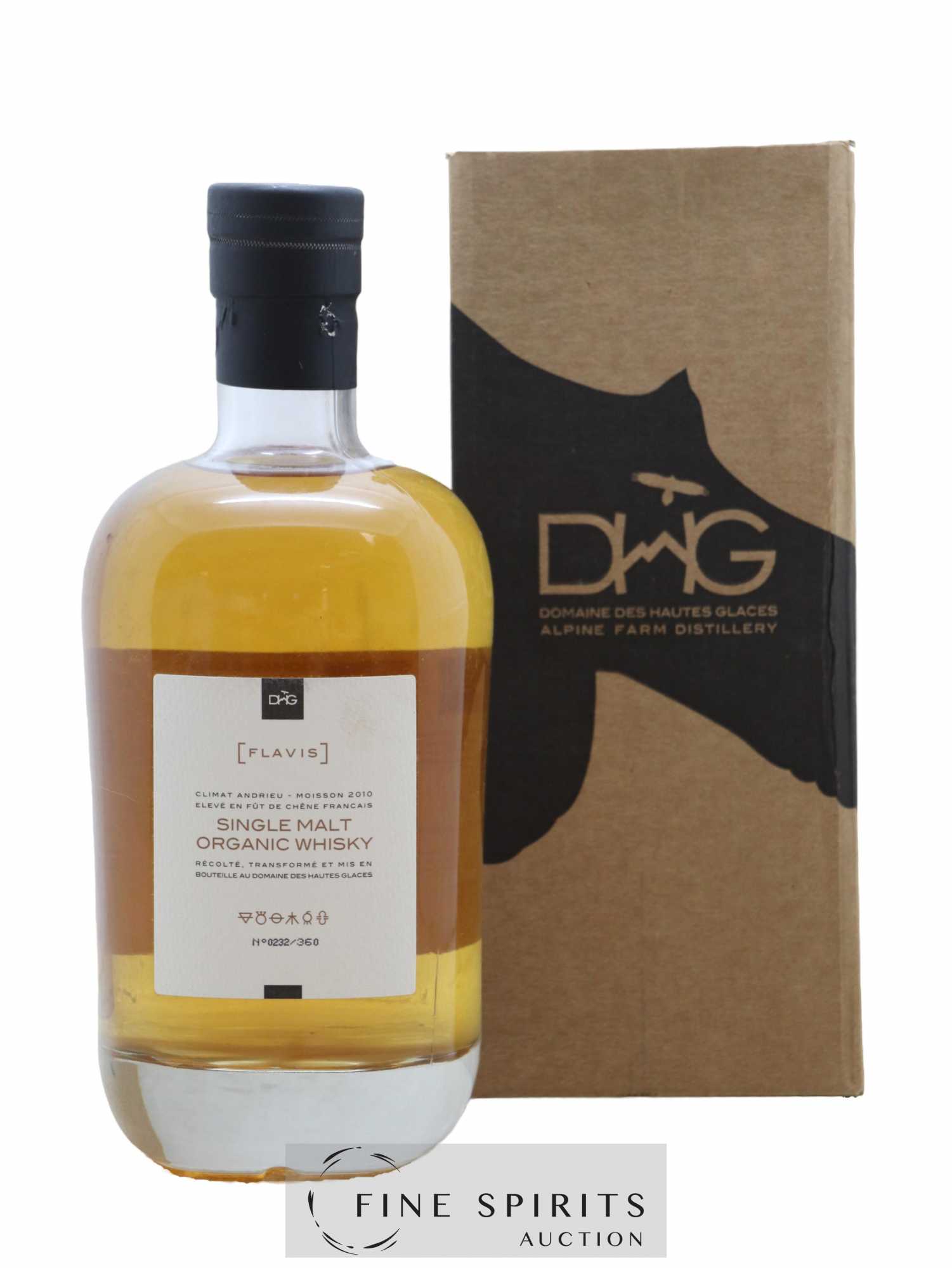 Domaine des Hautes Glaces 3 years 2010 Of. Flavis Single Cask - One of 360