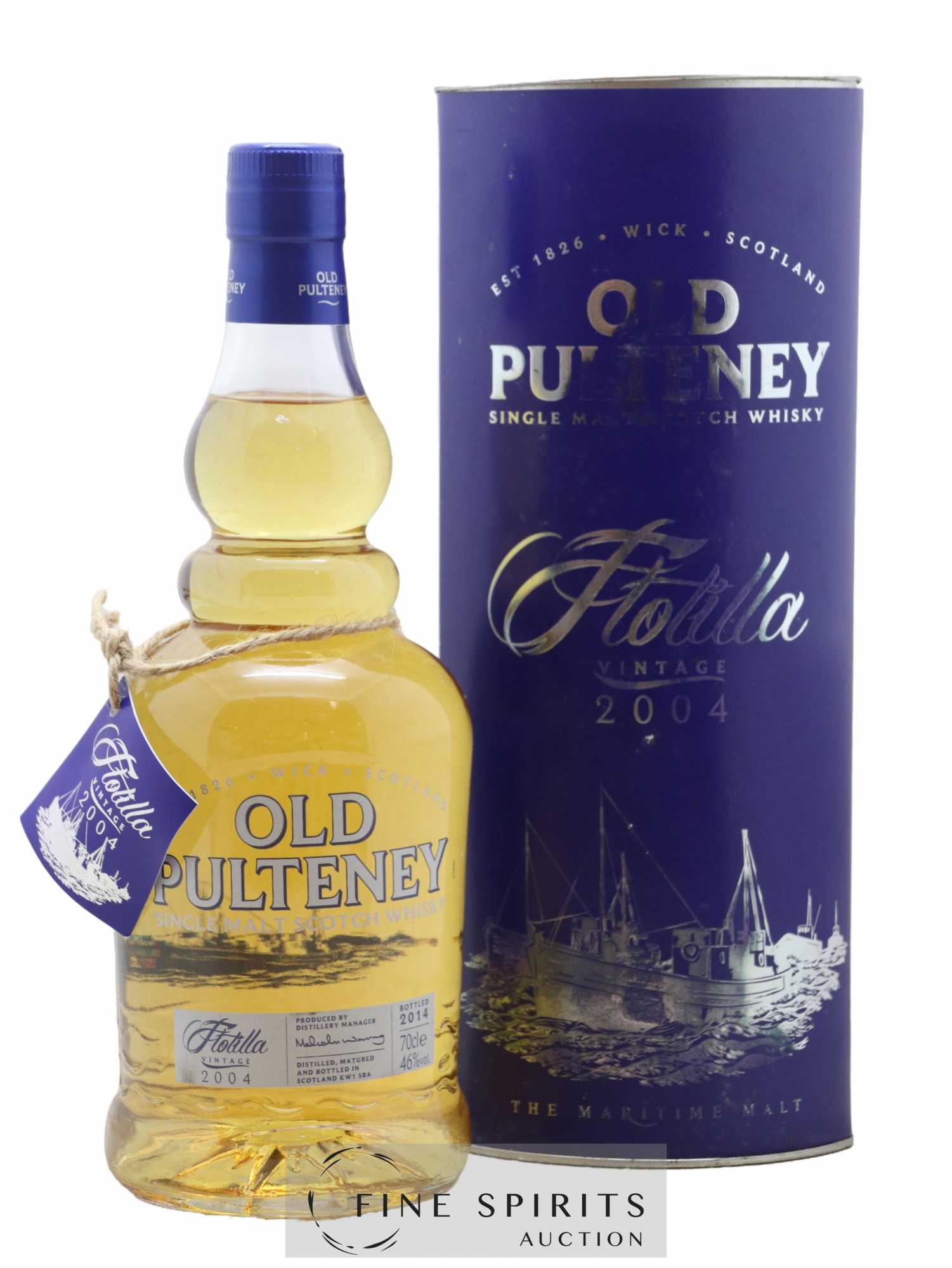 Old Pulteney 2004 Of. Flotilla bottled 2014