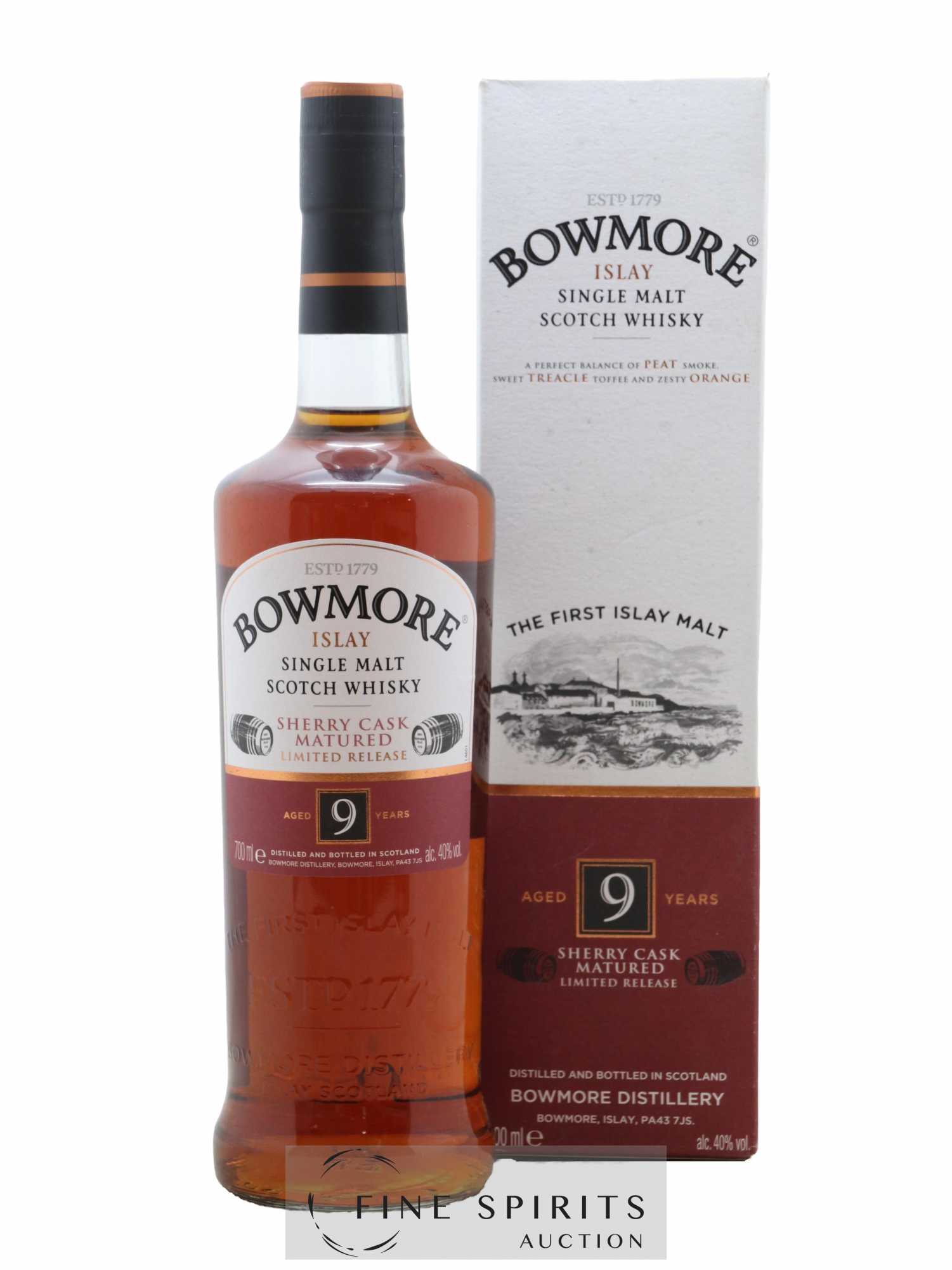 Bowmore 9 years Of. Sherry Cask Matured Limited Release