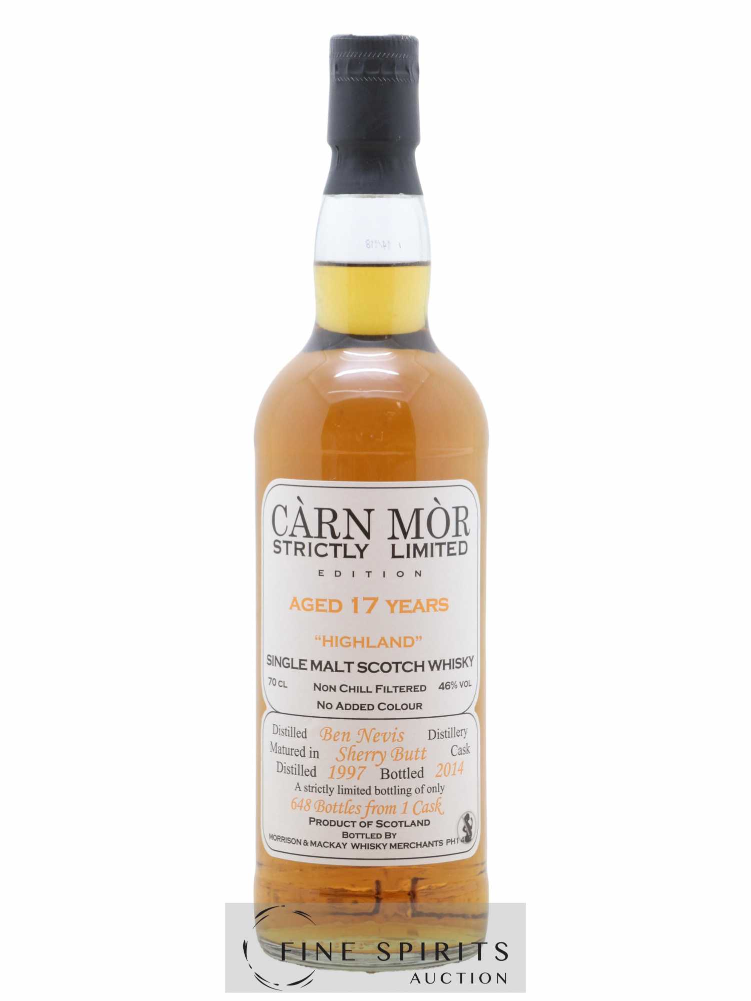 Ben Nevis 17 years 1997 Morrison & Mackay Càrn Mòr One of 648 - bottled 2014 Strictly Limited Edition