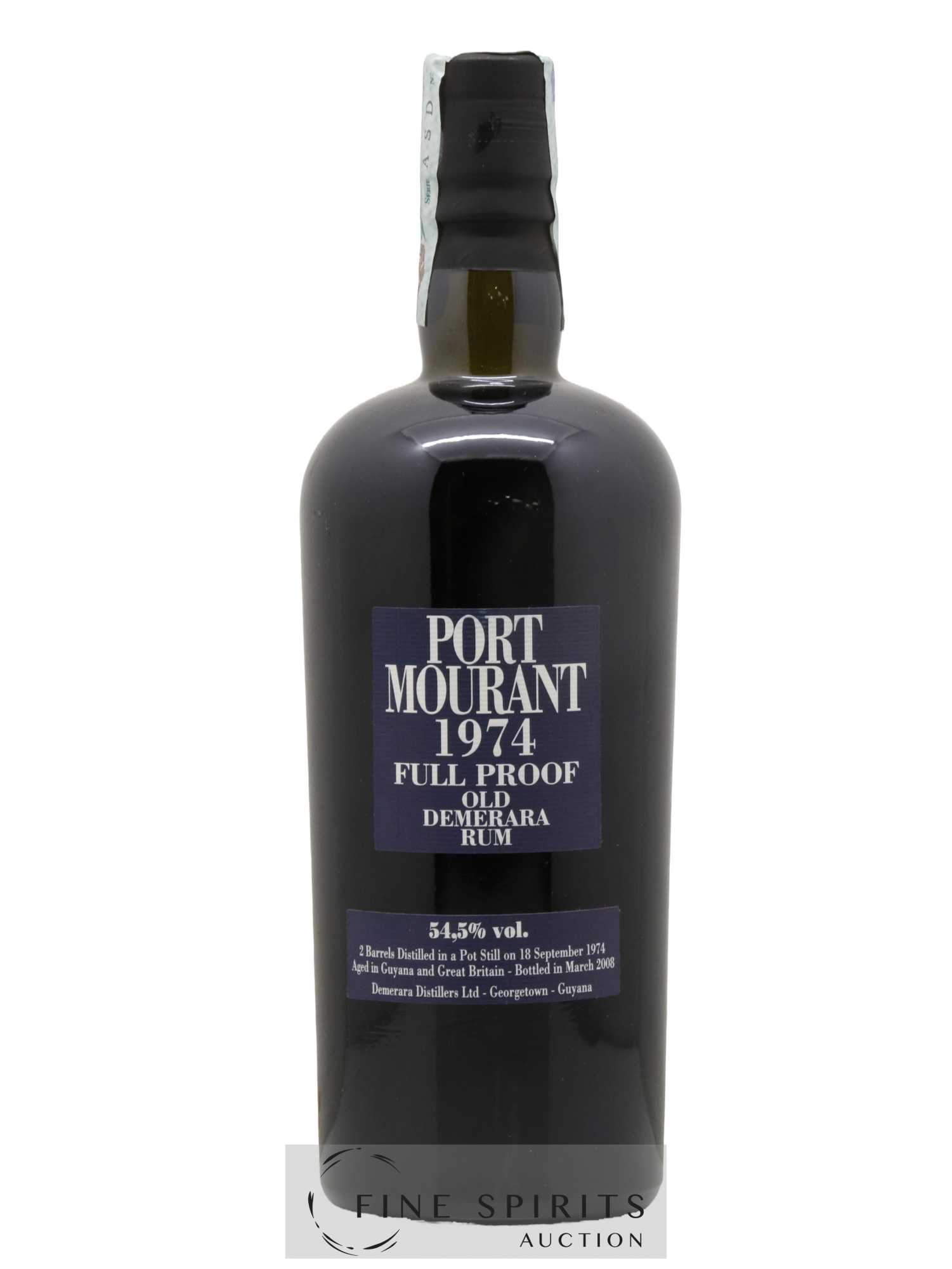 Port Mourant34 years 1974 Velier Full Proof Marks PM - One of 364 - bottled in 2008