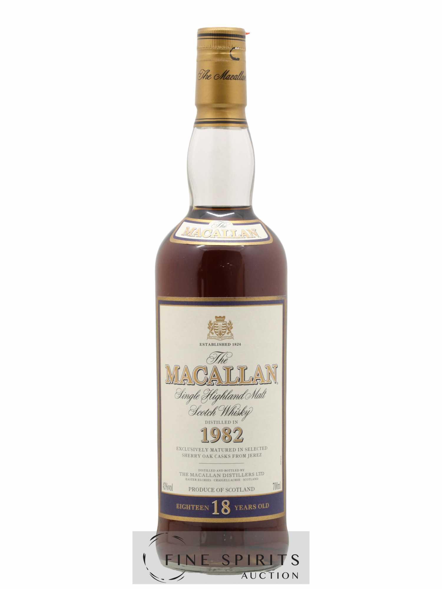 Macallan (The) 18 years 1982 Of. Sherry Oak Casks