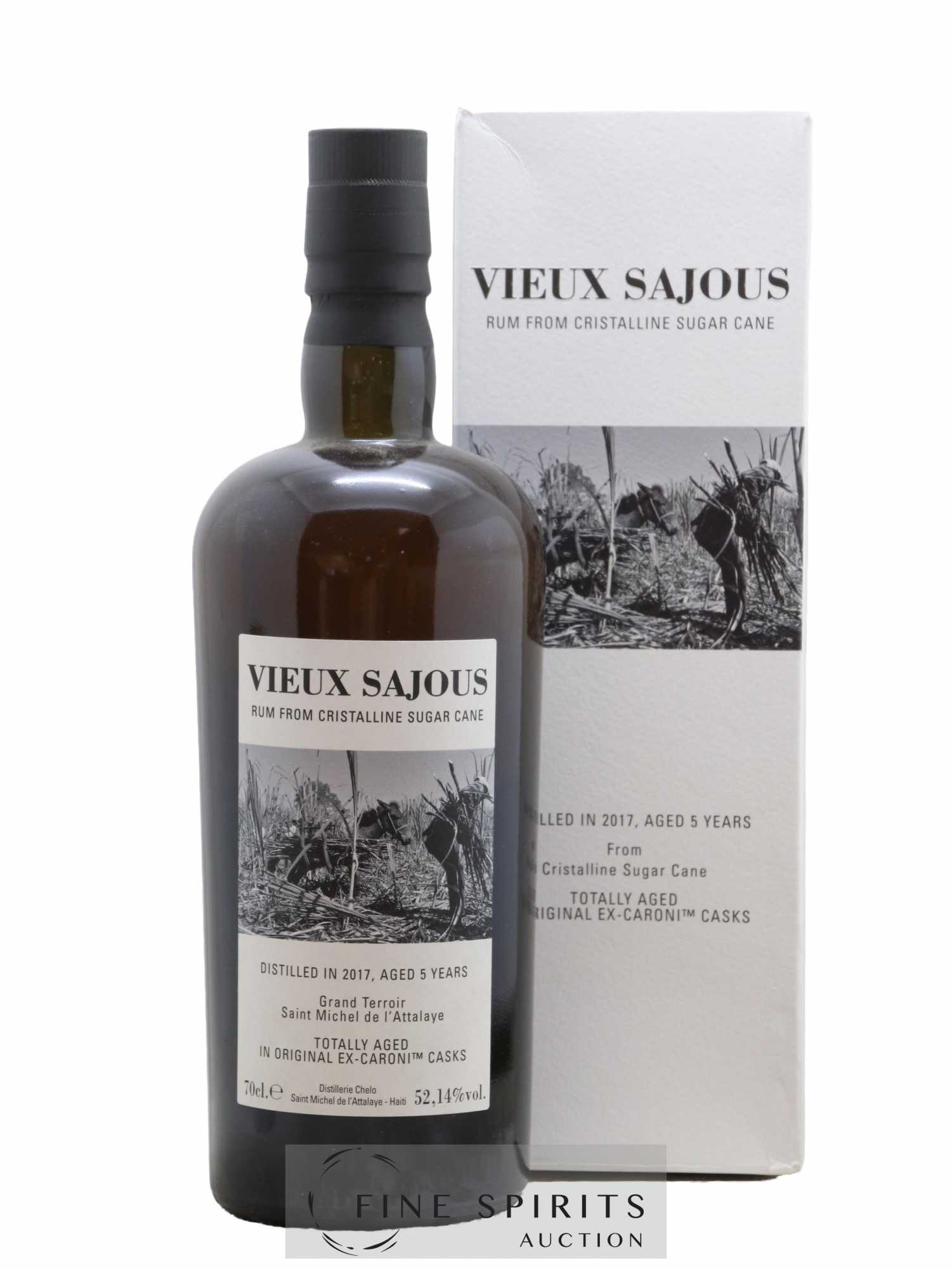 Vieux Sajous 5 years 2017 Of. Ex-Caroni Casks