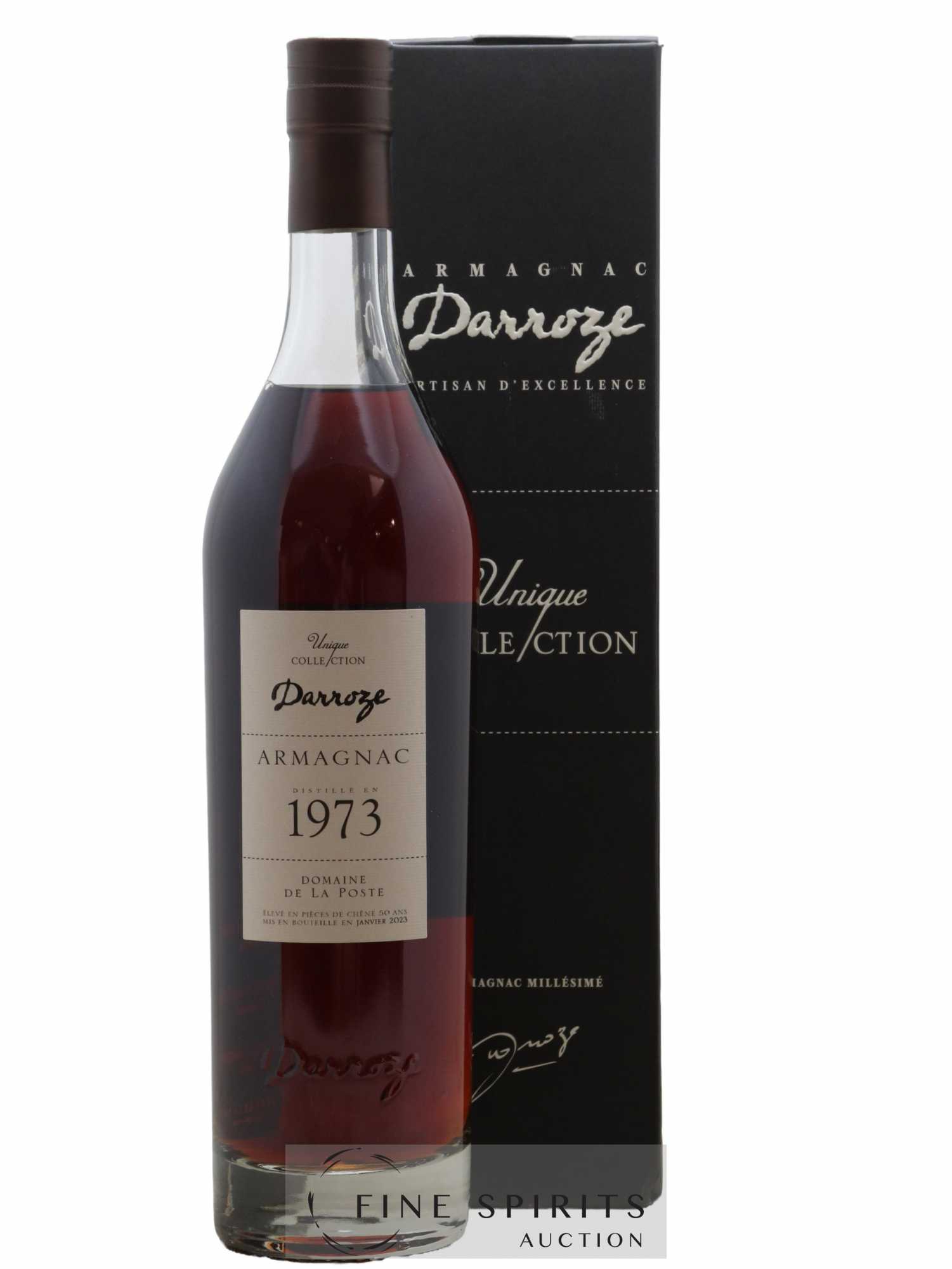 Darroze 50 years 1973 Of. Domaine de La Poste bottled 2023 Collection Unique