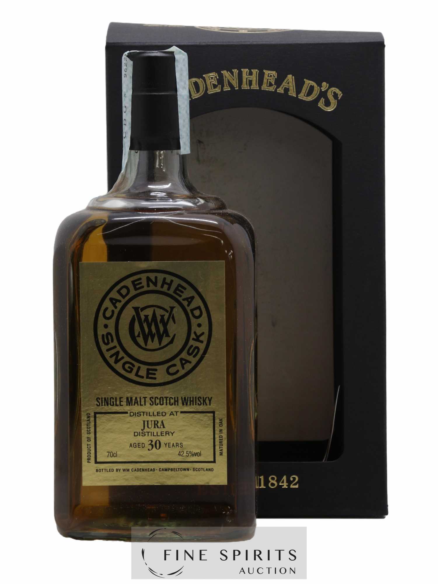 Jura 30 years 1986 Cadenhead's Bourbon Barrel - One of 66 - bottled 2016 Single Cask