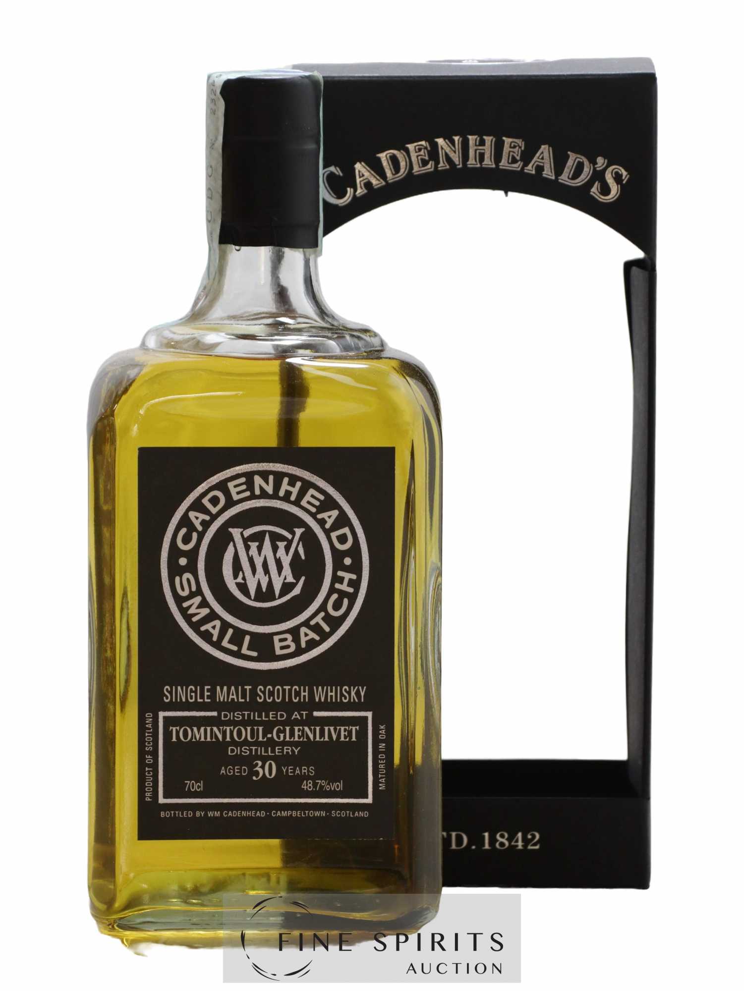 Tomintoul 30 years 1985 Cadenhead's One of 246 - bottled 2016 Small Batch