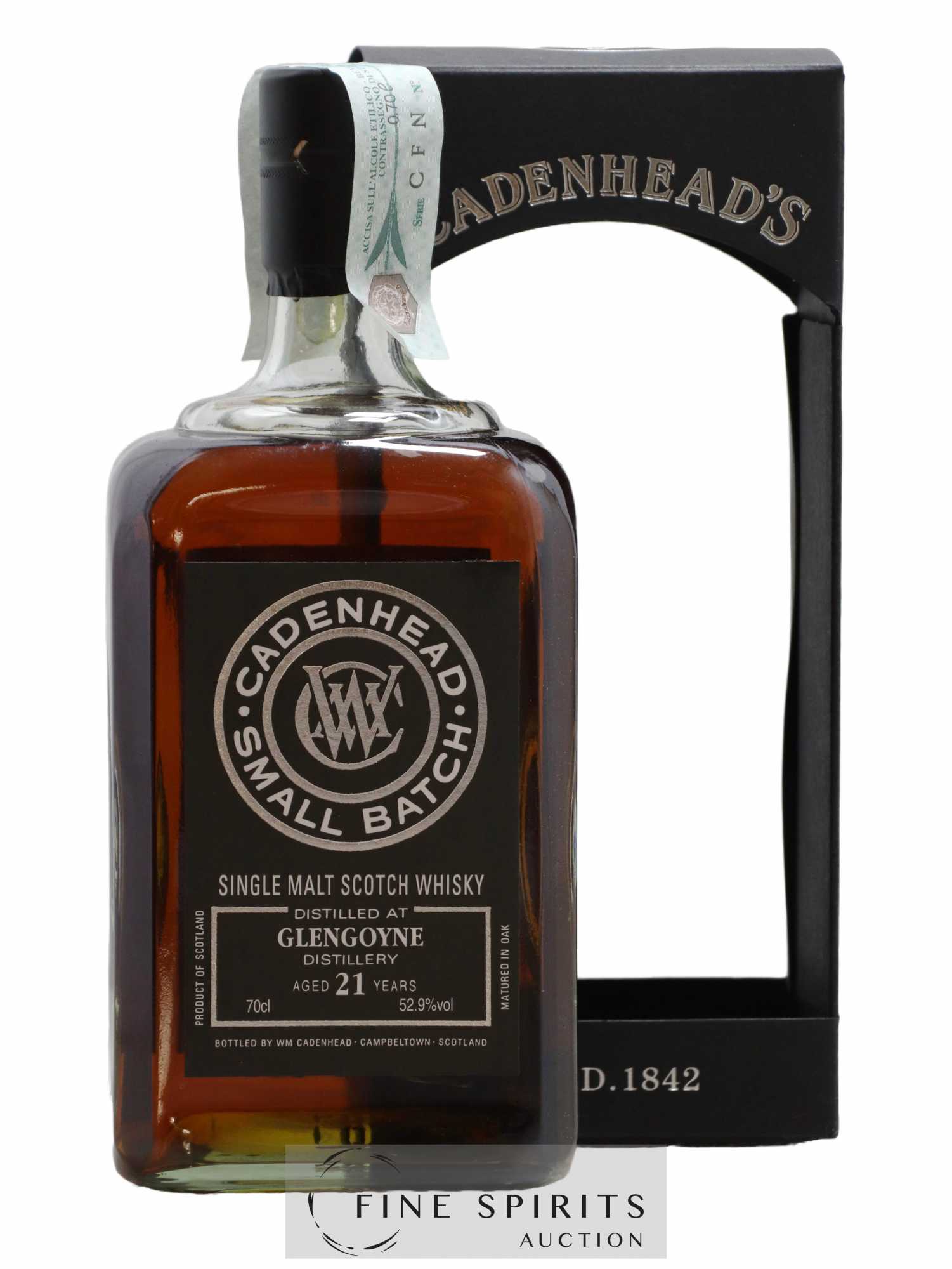 Glengoyne 21 years 1996 Cadenhead's One of 510 - bottled 2017 Small Batch