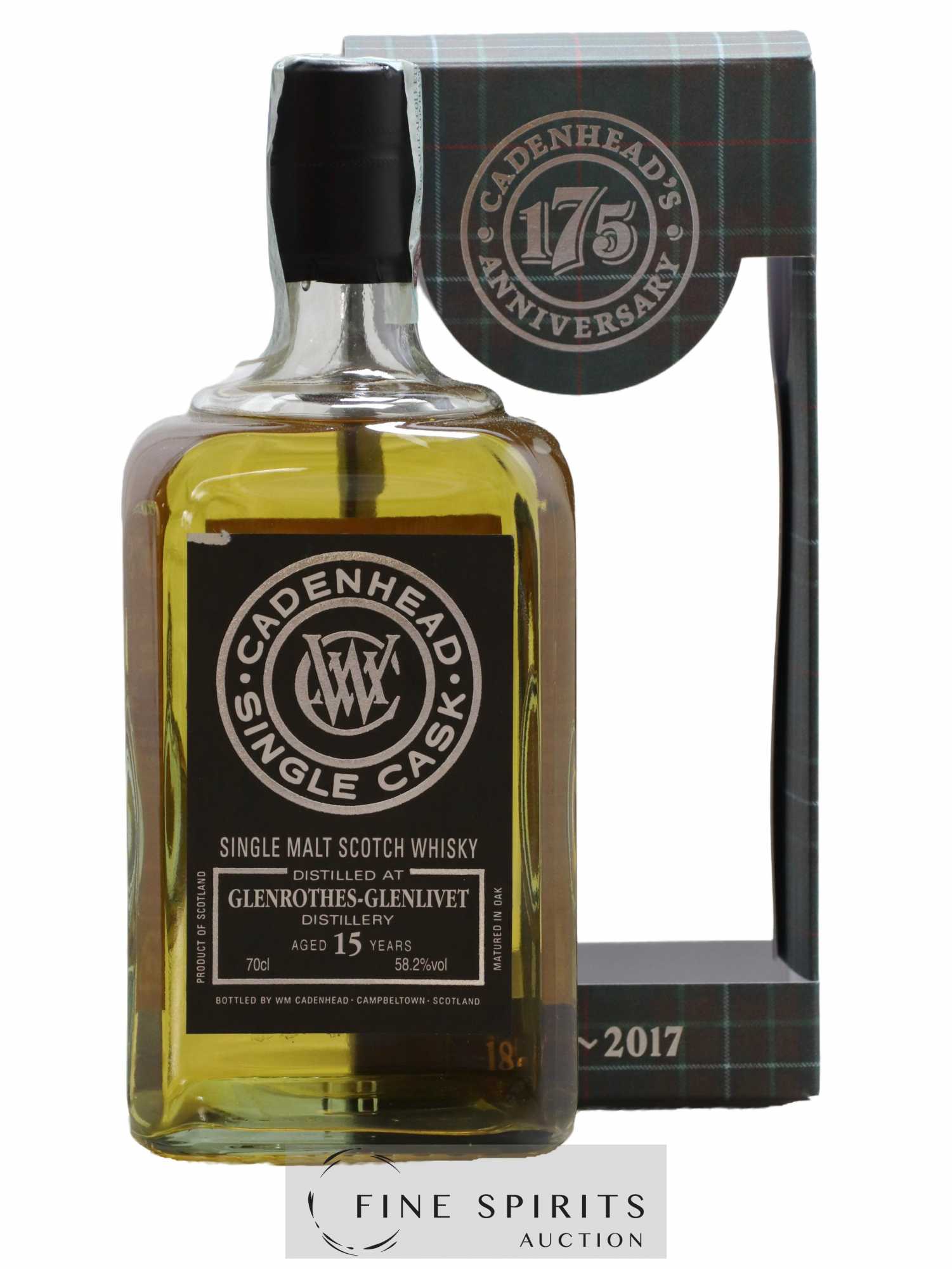 Glenrothes 15 years 2002 Cadenhead's One of 294 - bottled 2017 Single Cask