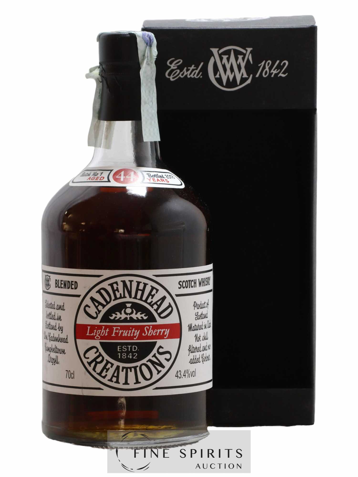 Cadenhead Creations 44 years Of. Batch n°1 - bottled 2018