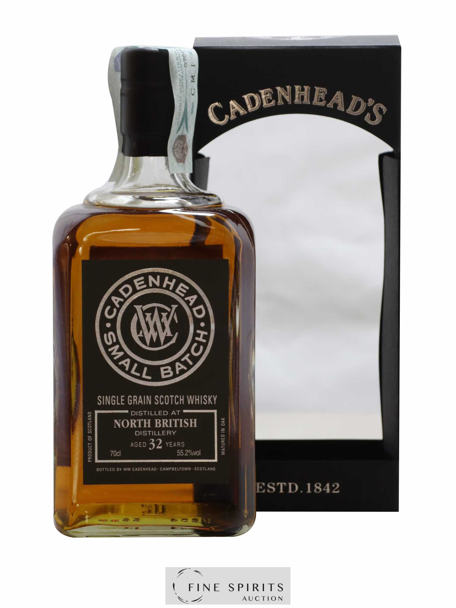 North British 32 years 1985 Cadenhead's One of 582 - bottled 2018 Small Batch