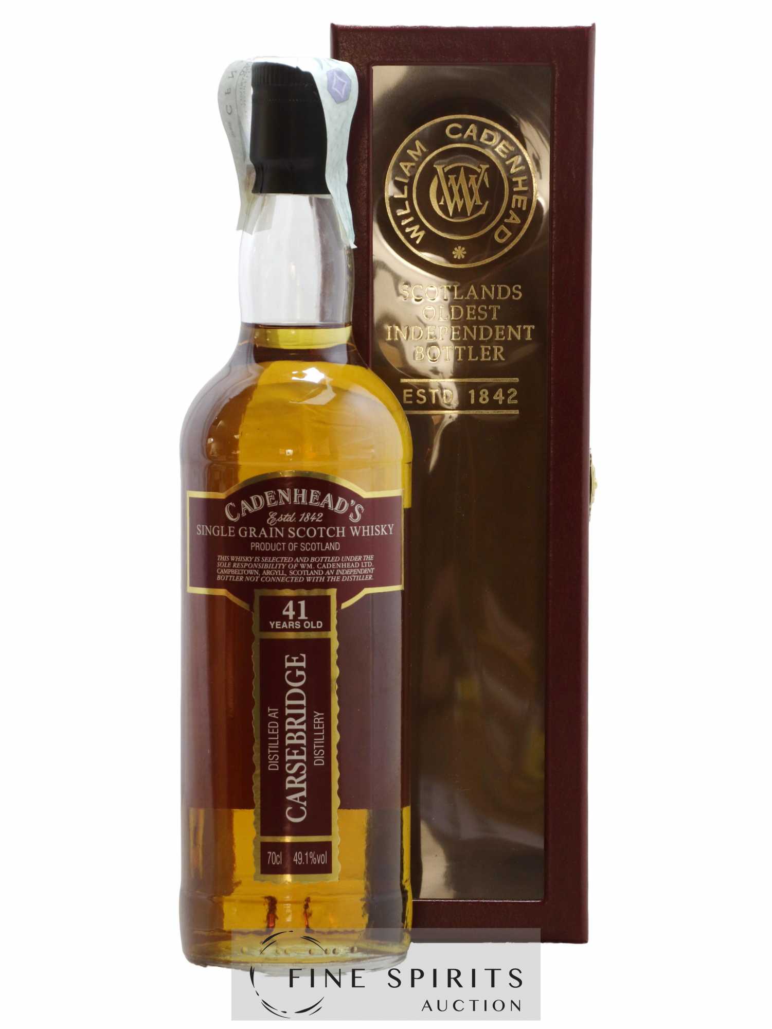 Carsebridge 41 years 1976 Cadenhead's One of 144 - bottled 2018