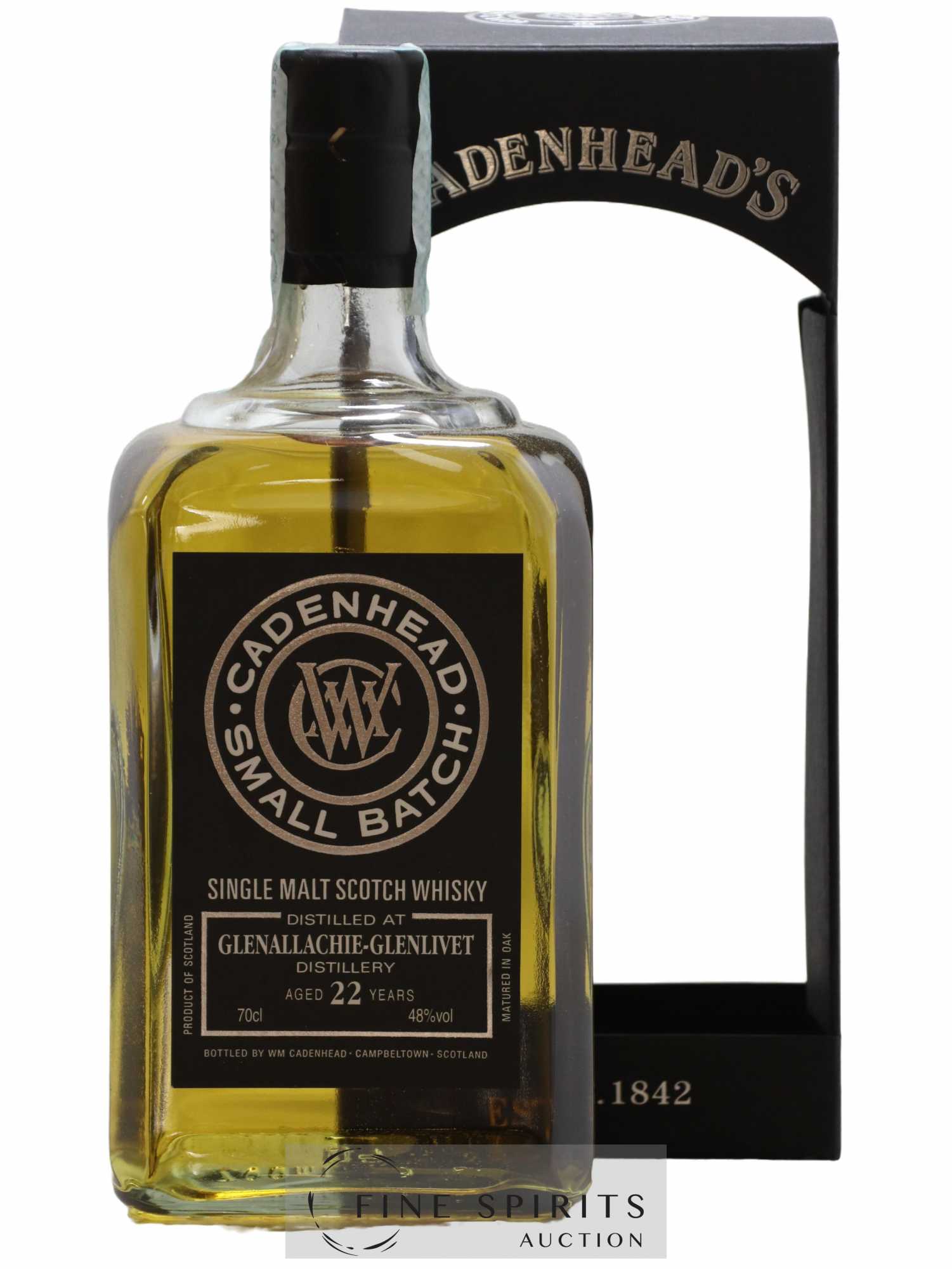 Glenallachie 22 years 1992 Cadenhead's One of 492 - bottled 2015 Small Batch