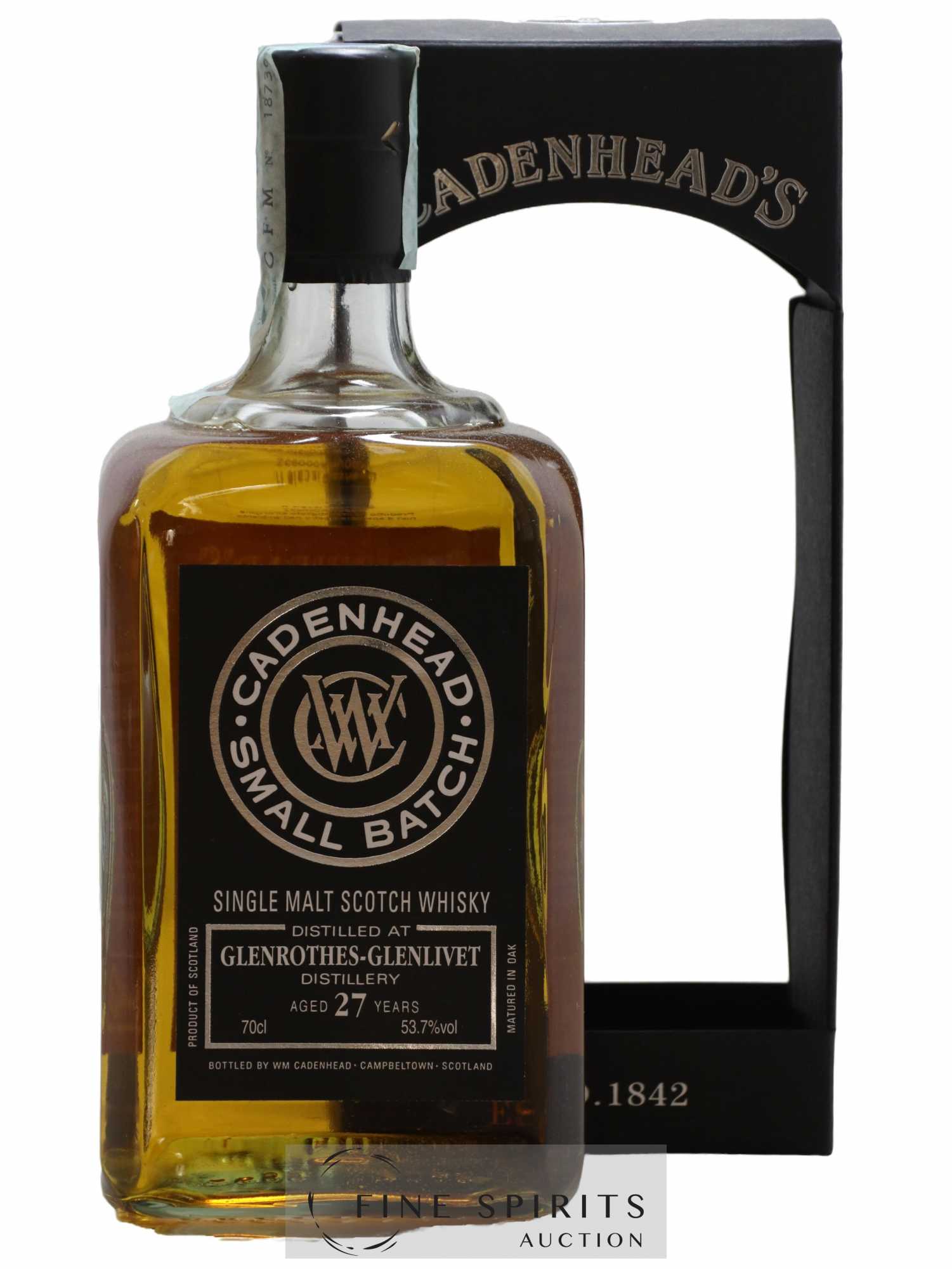 Glenrothes 27 years 1989 Cadenhead's One of 264 - bottled 2016 Small Batch