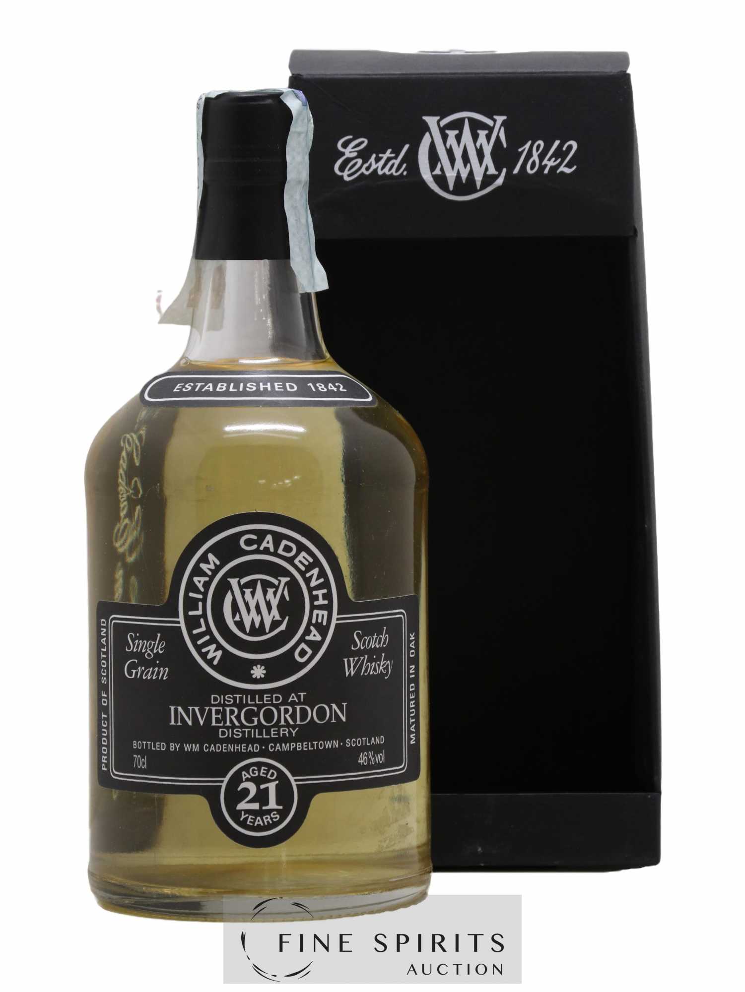 Invergordon 21 years 1991 Cadenhead's Bourbon Hhd - One of 310 - bottled 2013