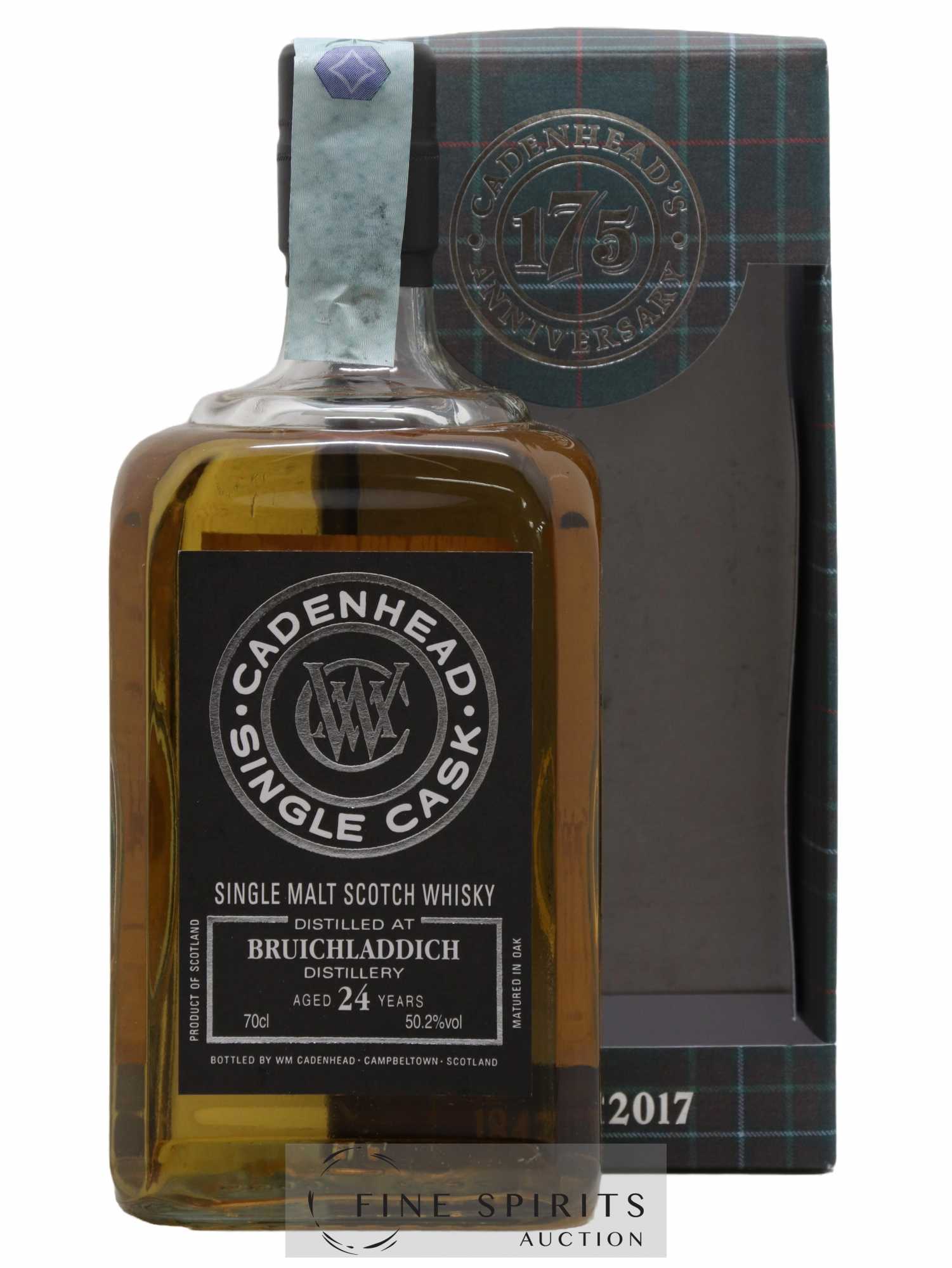 Bruichladdich 24 years 1993 Cadenhead's One of 246 - bottled 2017 Single Cask