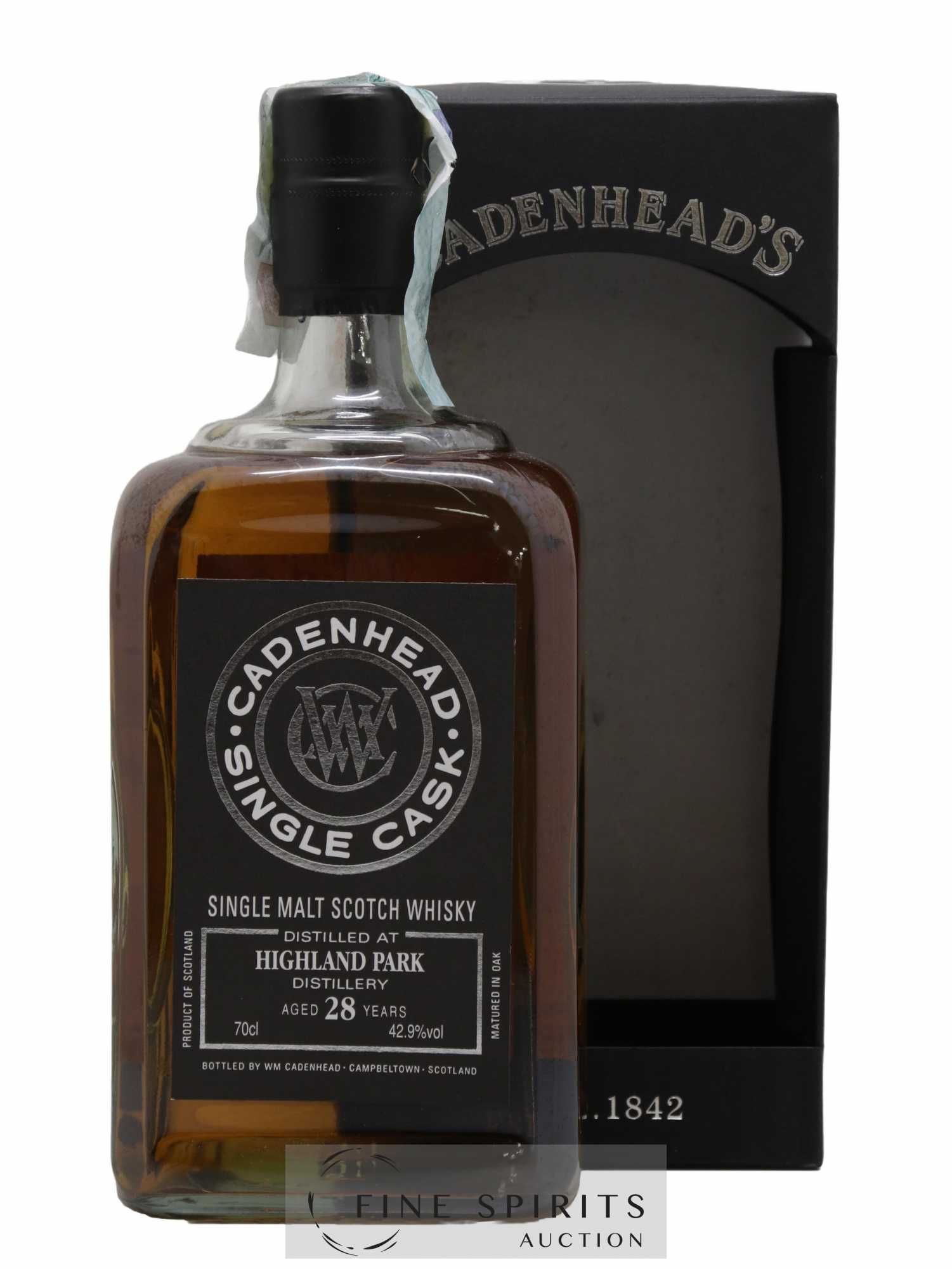 Highland Park 28 years 1993 Cadenhead's 2018 Whisky Live Belgium Single Cask