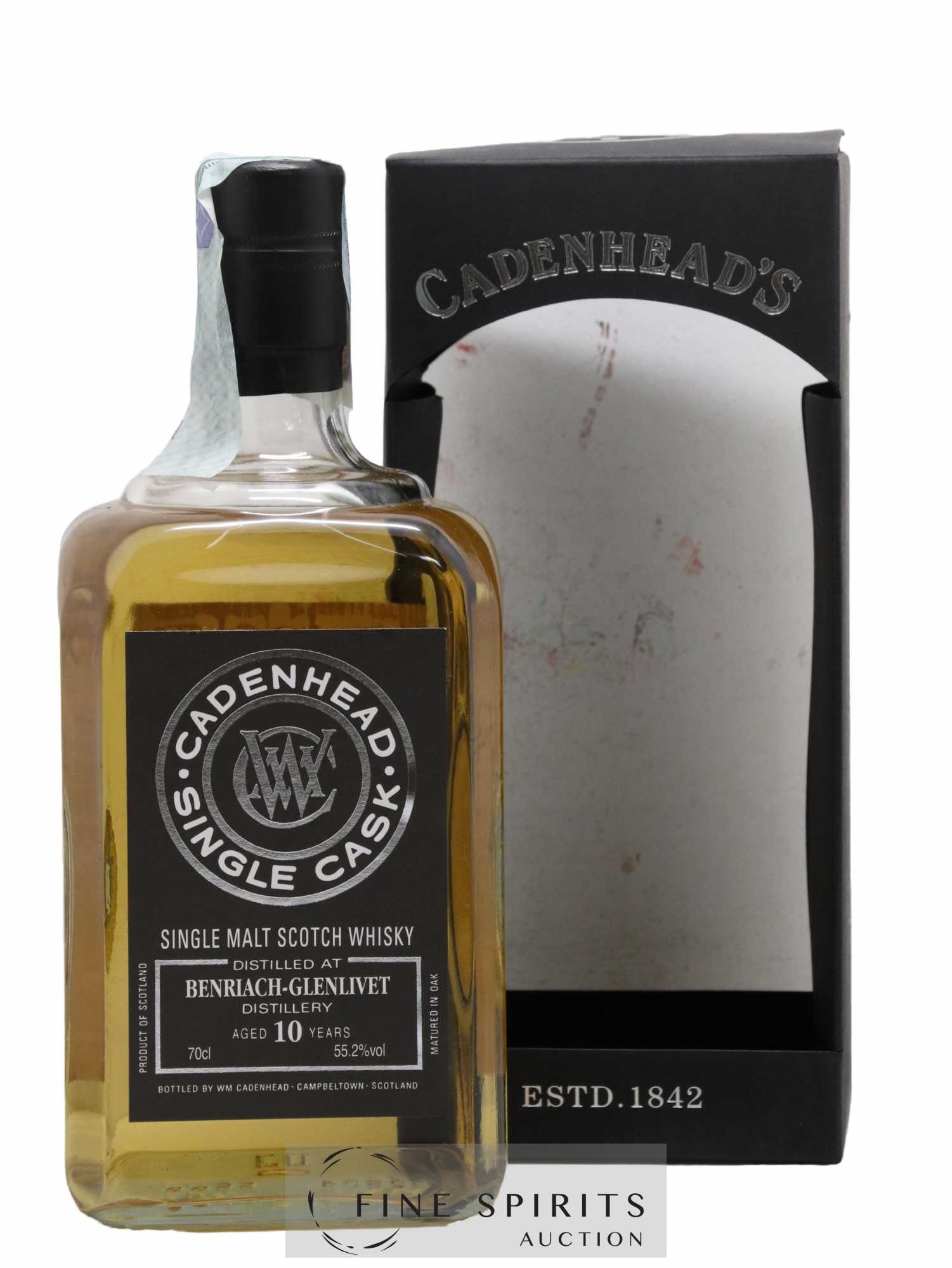 Benriach 10 years 2008 Cadenhead's One of 270 - bottled 2018 Single Cask