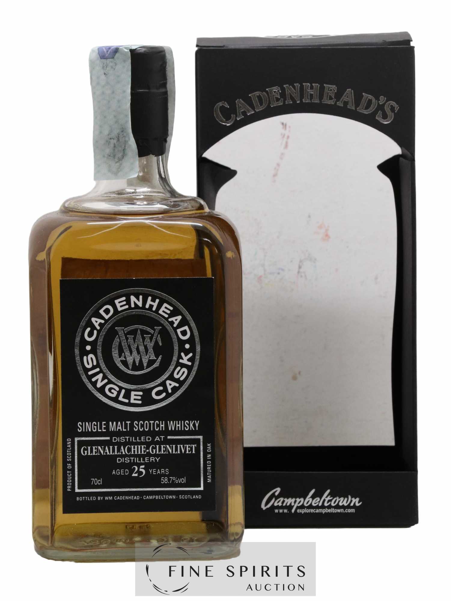 Glenallachie 25 years 1992 Cadenhead's One of 294 - bottled 2018 Small Batch