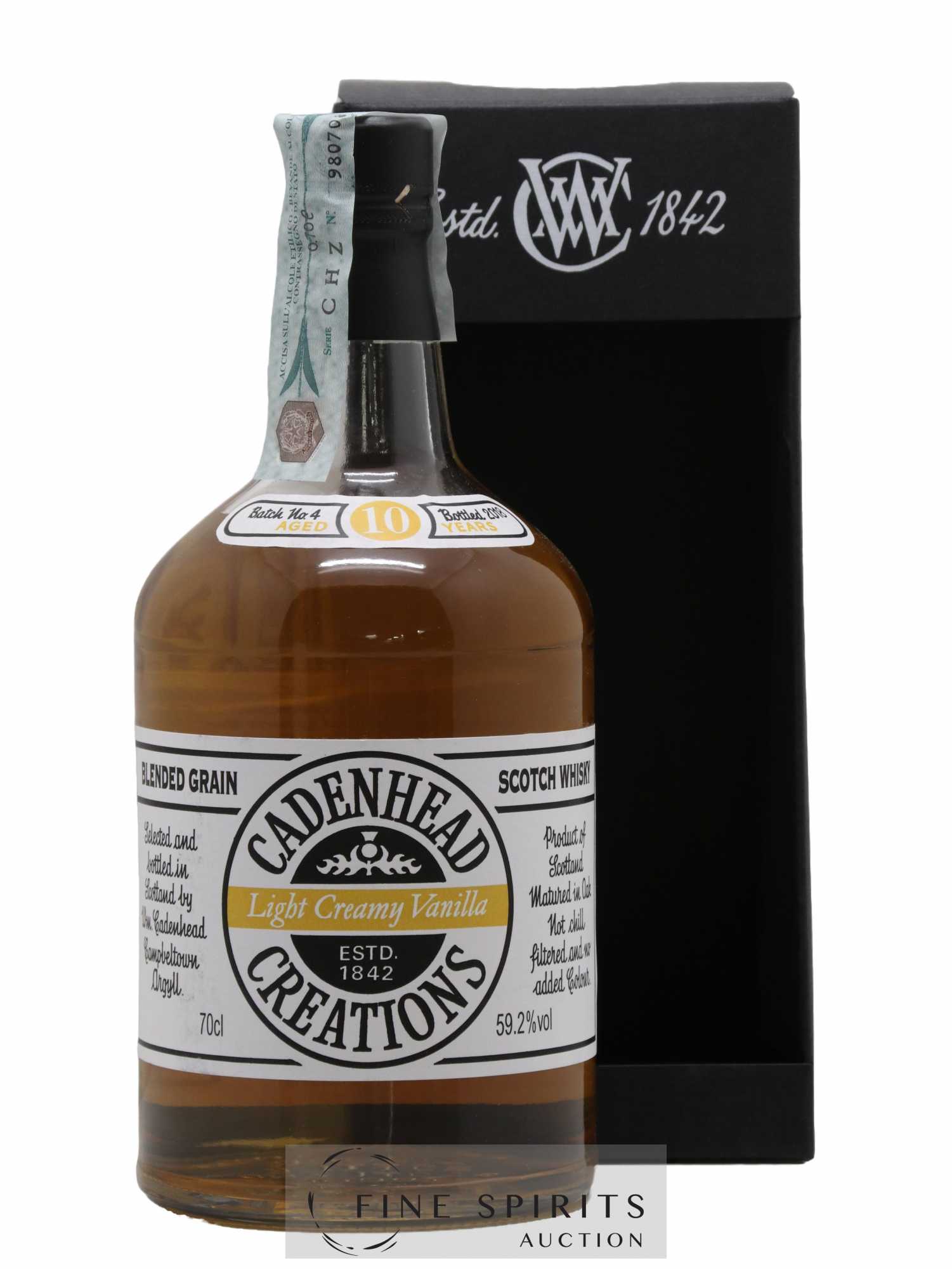 Cadenhead Creations 10 years Of. Batch n°4 - bottled 2018