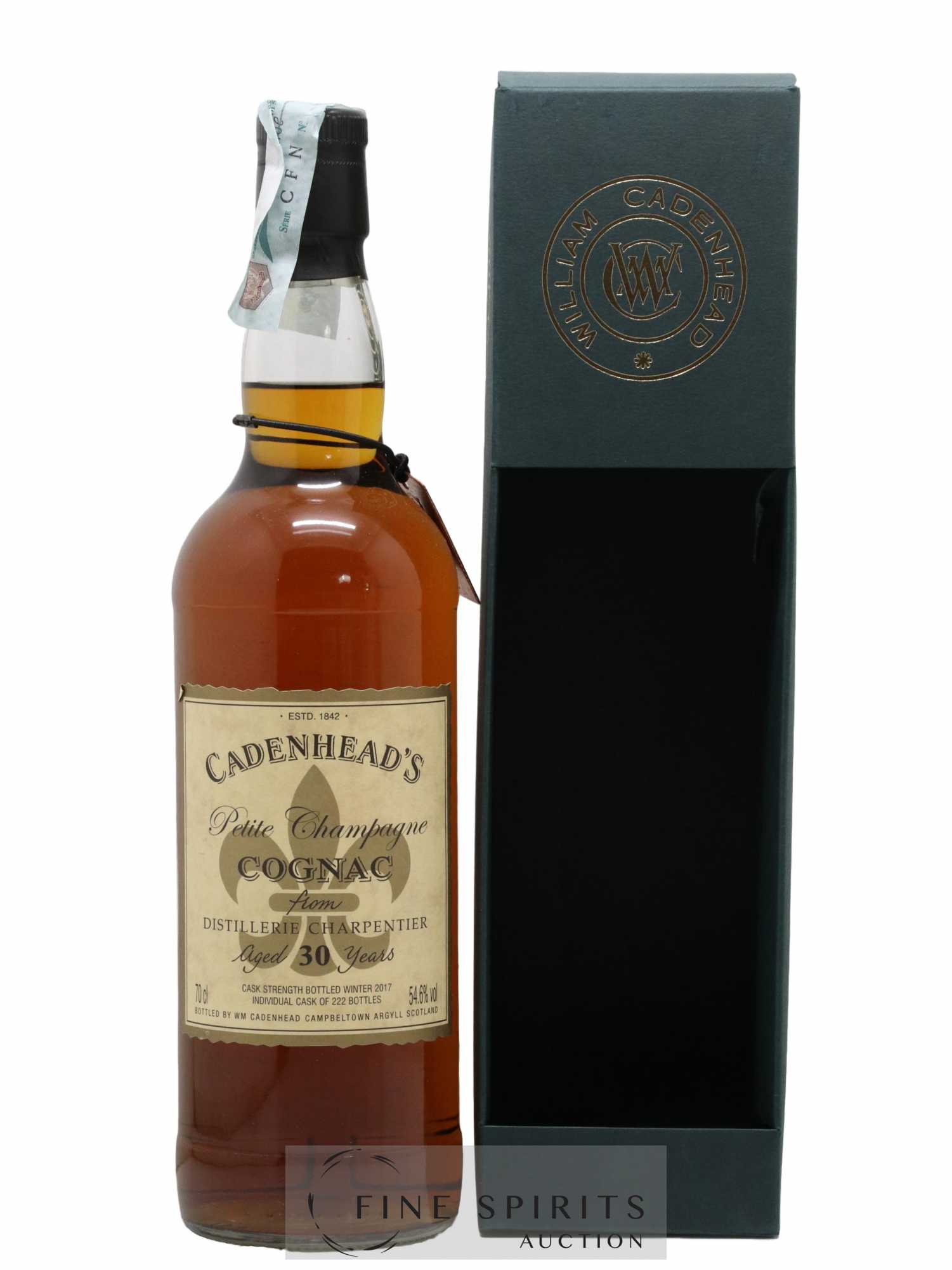 Charpentier 30 years Cadenhead's One of 222 - bottled Winter 2017