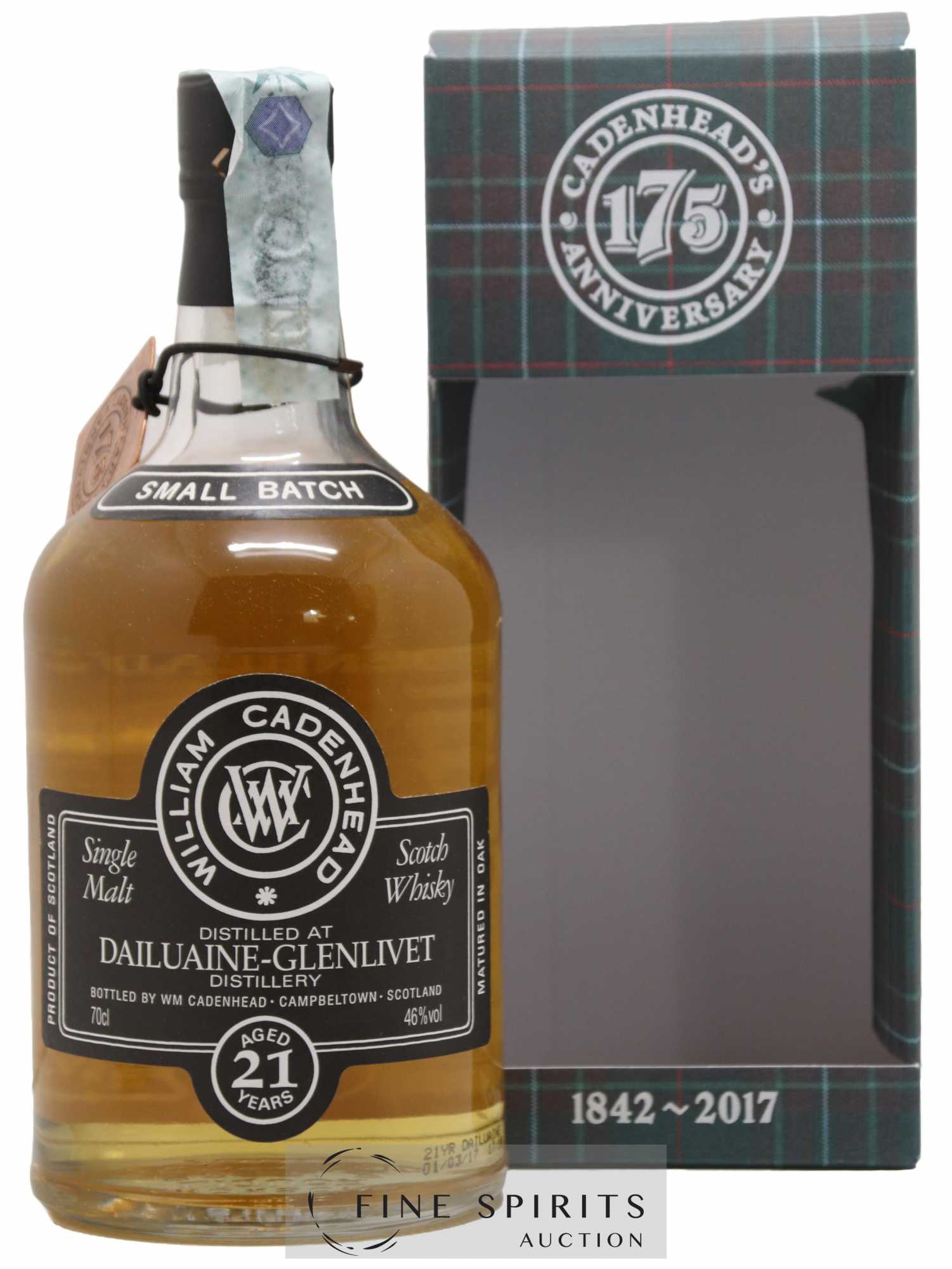 Dailuaine 21 years 1996 Cadenhead's One of 618 - bottled 2017 Small Batch