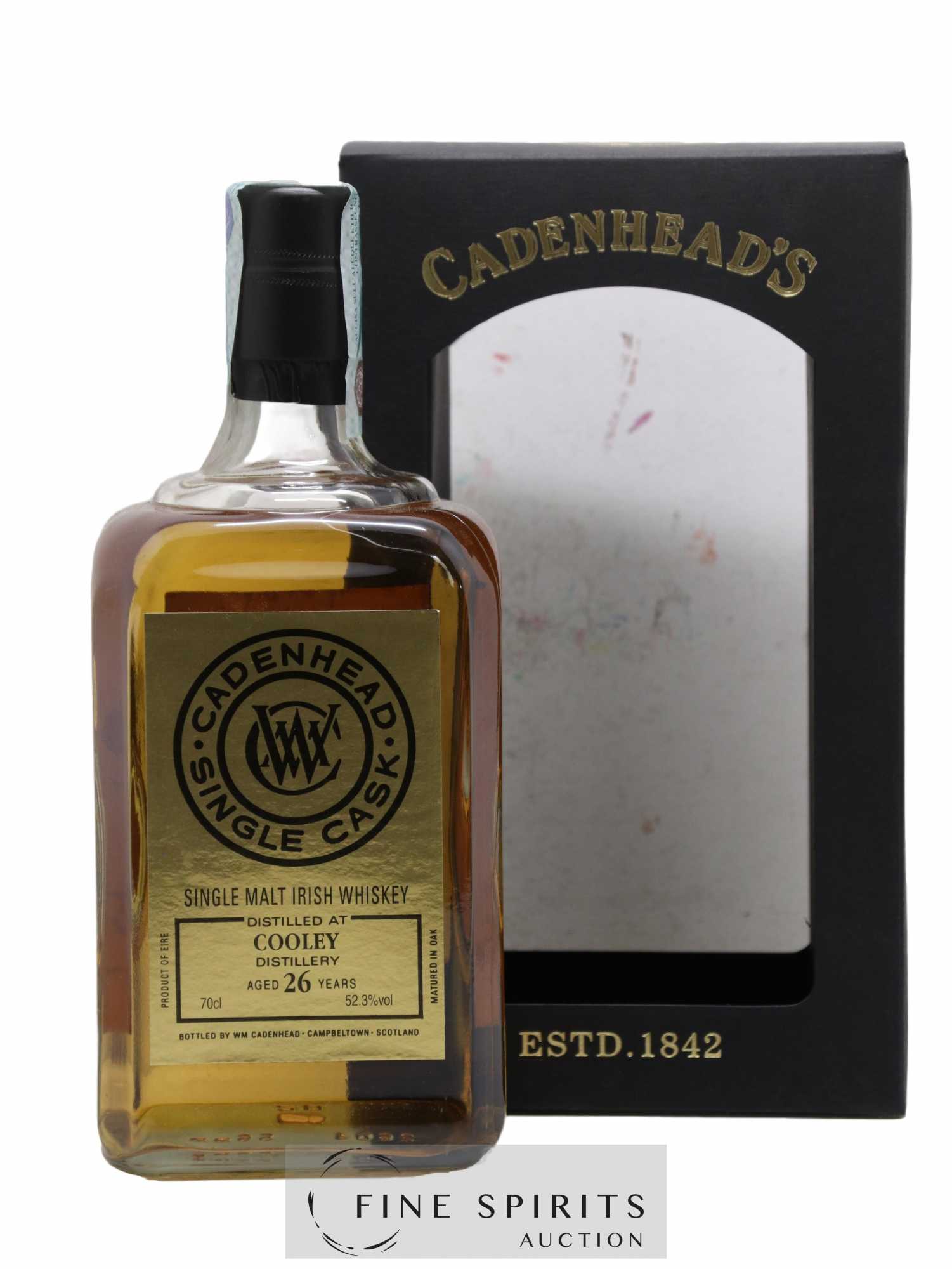 Cooley 26 years 1992 Cadenhead's Bourbon Barrel - One of 186 - bottled 2018 Single Cask