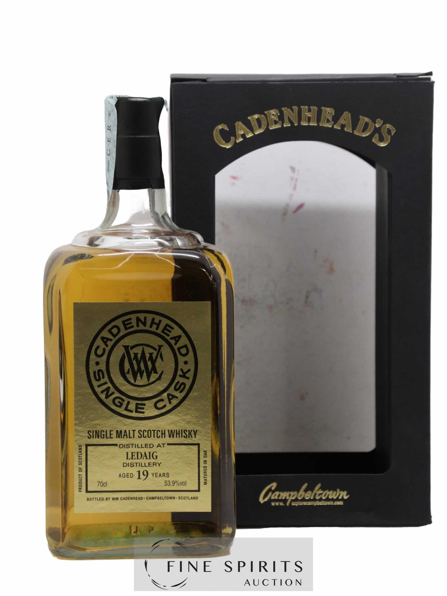 Ledaig 19 years 1997 Cadenhead's Bourbon Hogshead - One of 252 - bottled 2016 Single Cask