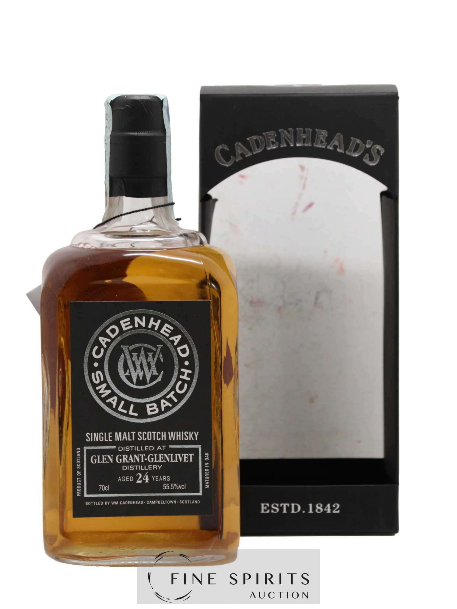 Glen Grant 24 years 1989 Cadenhead's Bourbon Barrels - One of 186 - bottled 2014 Small Batch