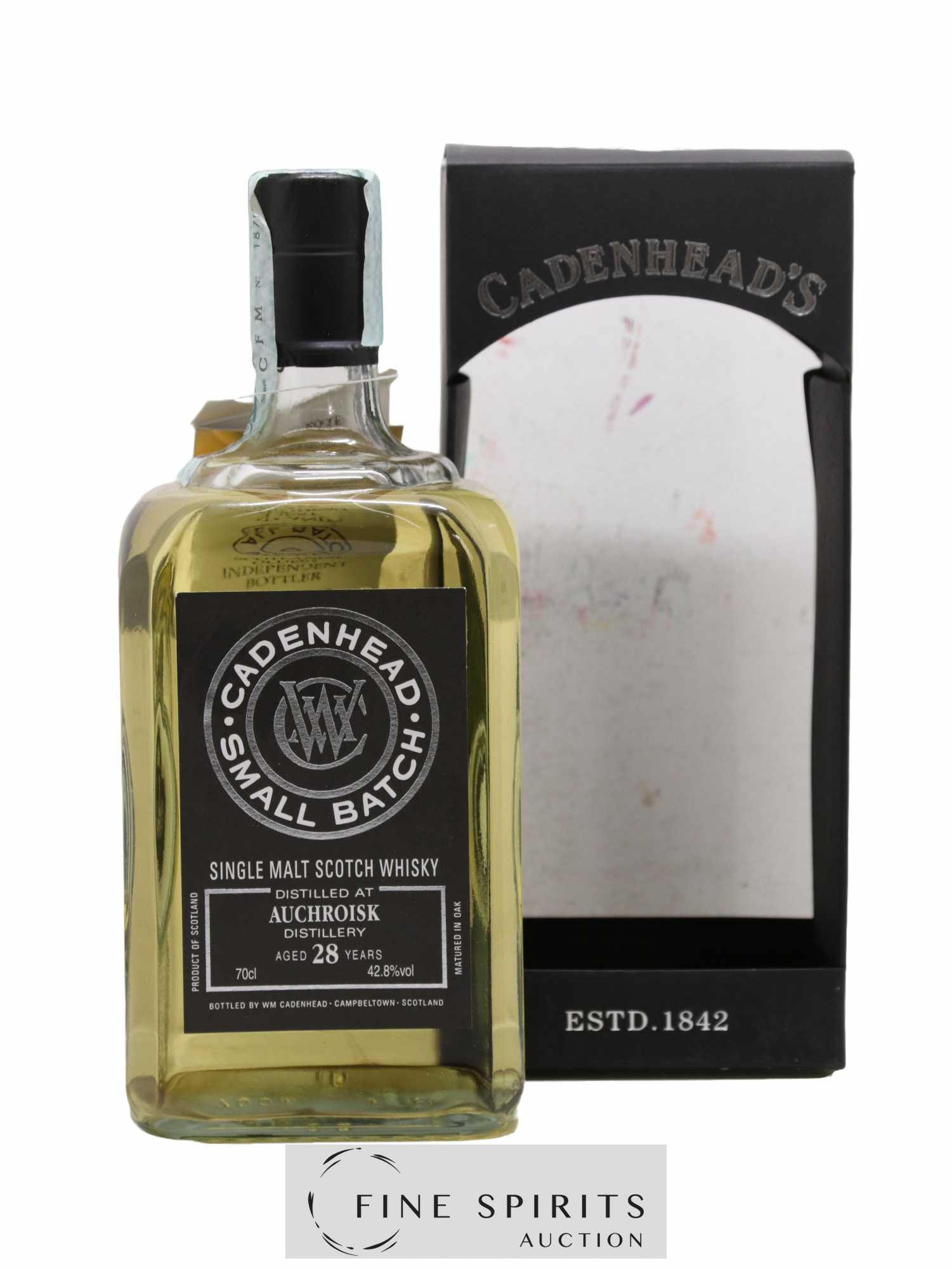 Auchroisk 28 years 1988 Cadenhead's One of 192 - bottled 2016 Small Batch