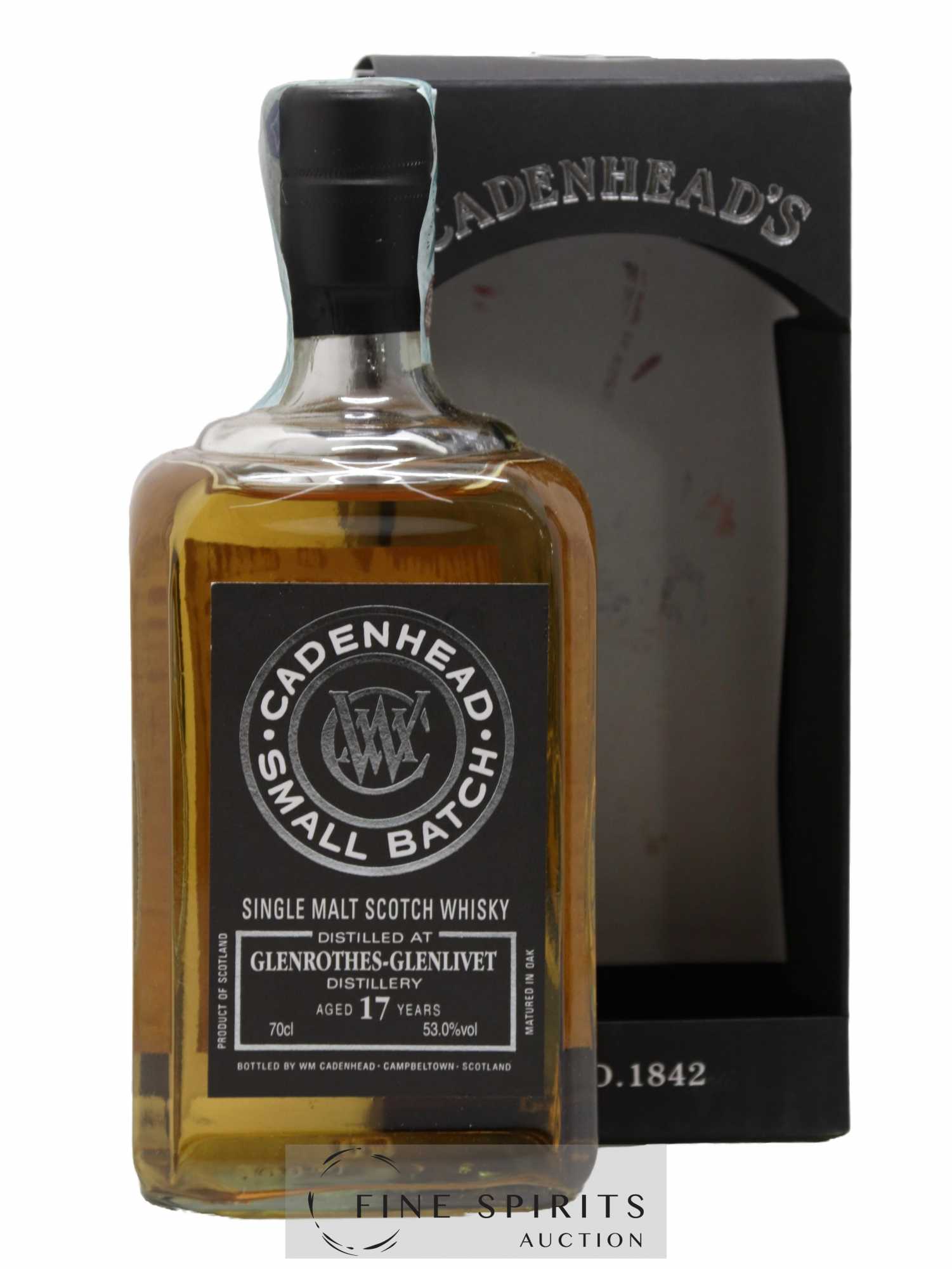 Glenrothes 17 years 2001 Cadenhead's One of 528 - bottled 2018 Small Batch