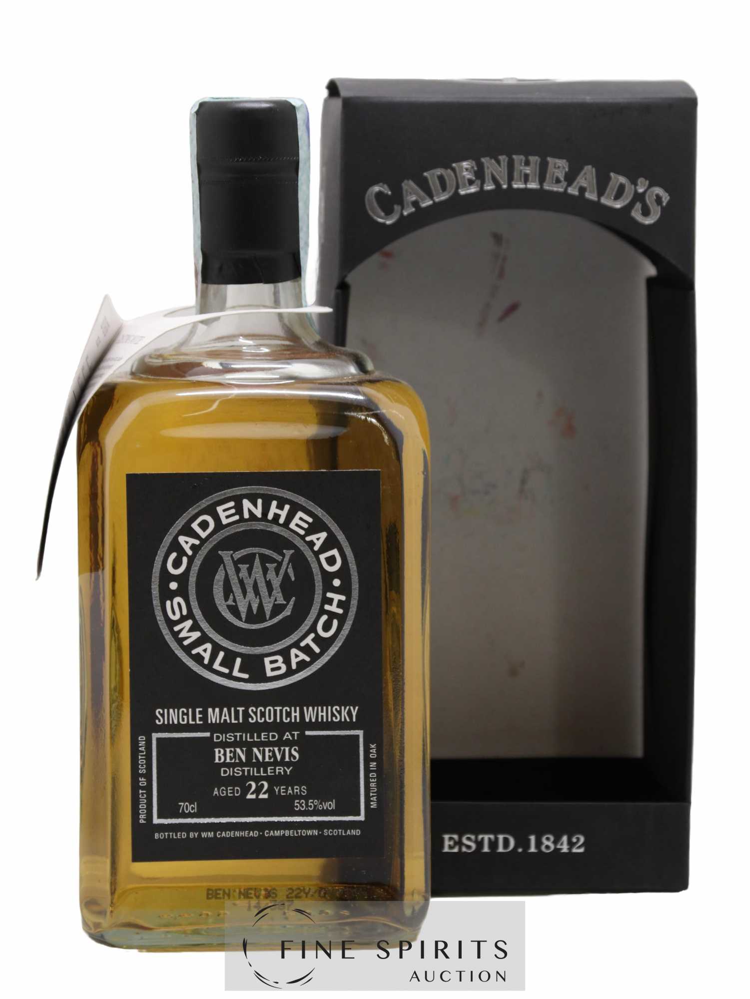 Ben Nevis 22 years 1992 Cadenhead's One of 444 - bottled 2014 Small Batch