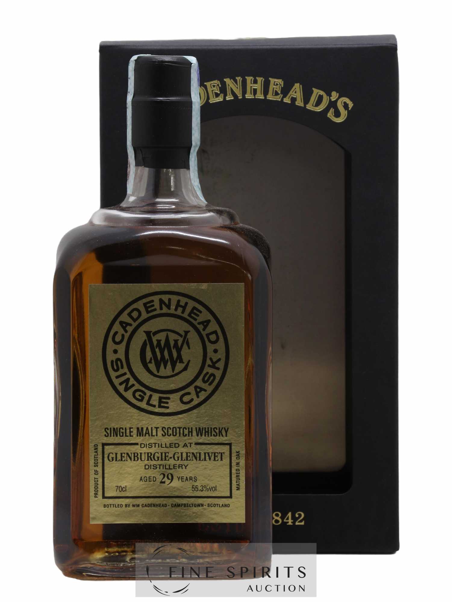 Glenburgie 29 years 1985 Cadenhead's Bourbon Hogshead - One of 222 - bottled 2014 Single Cask