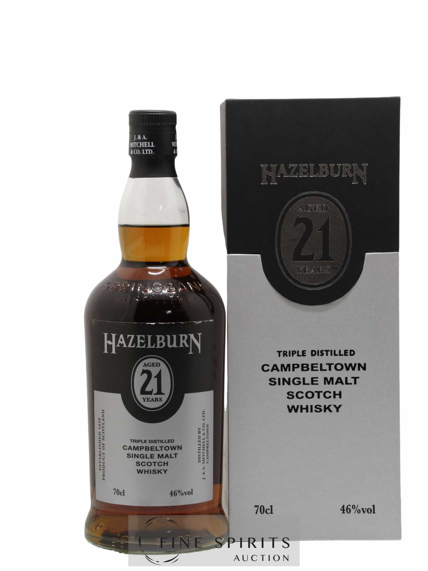 Hazelburn 21 years Of. One of 3600 - bottled 2022 Triple Distilled