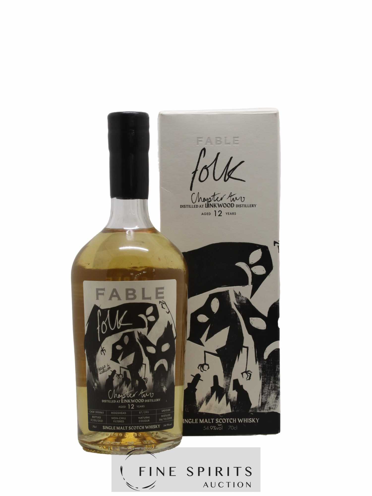 Linkwood 12 years 2009 Pendulum Spirits Ltd. Fable Folk Chapter Two - One of 203 - bottled 2021