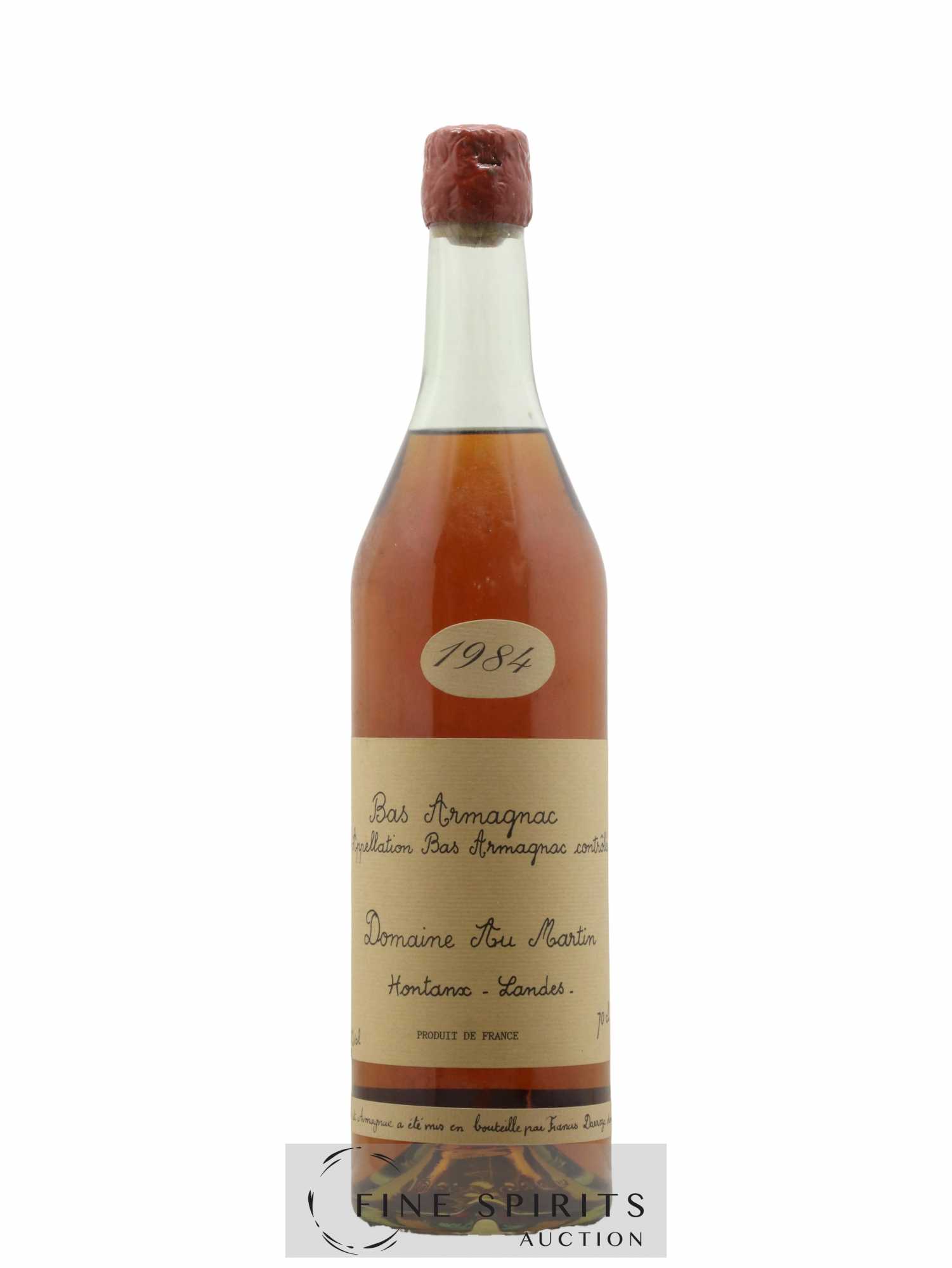 Francis Darroze 1984 Of. Domaine Au Martin bottled 1995