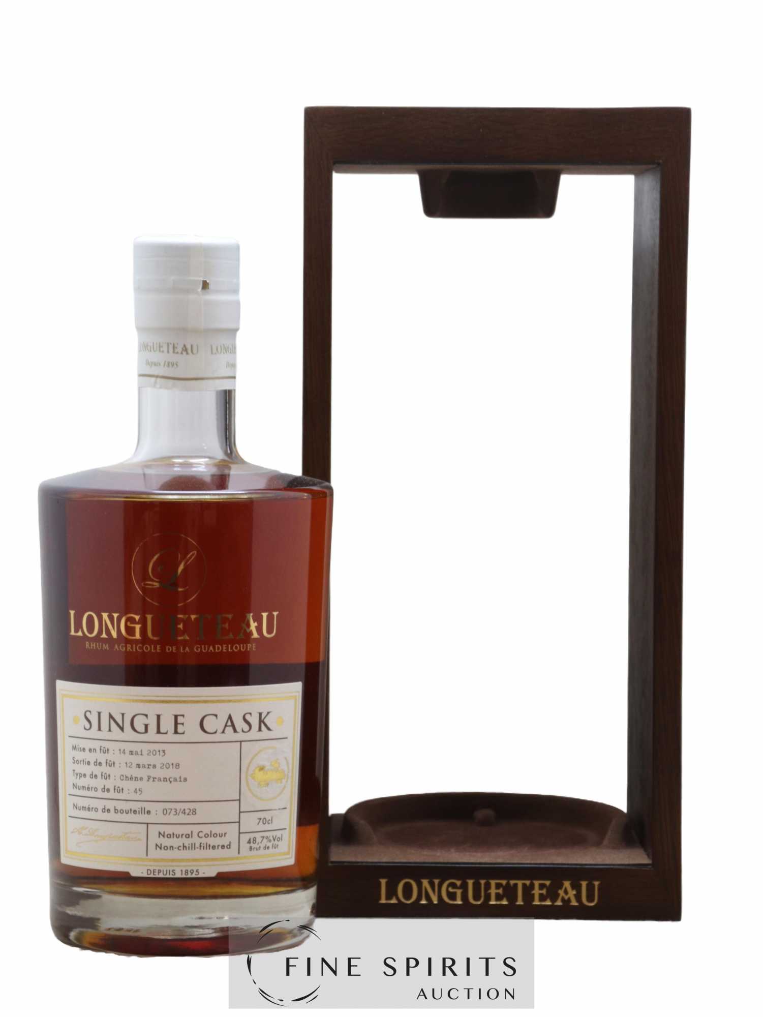 Longueteau 2013 Of. Single Cask n° 45 - One of 428 - bottled 2018