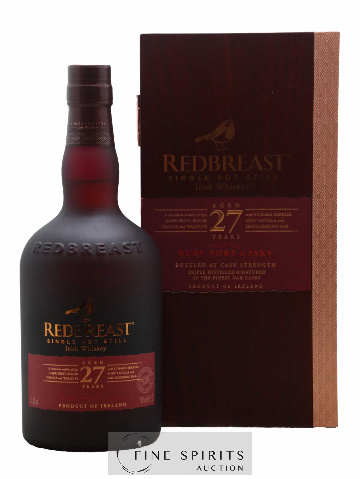 Redbreast 27 years Of. Single Pot Still Ruby Port Casks