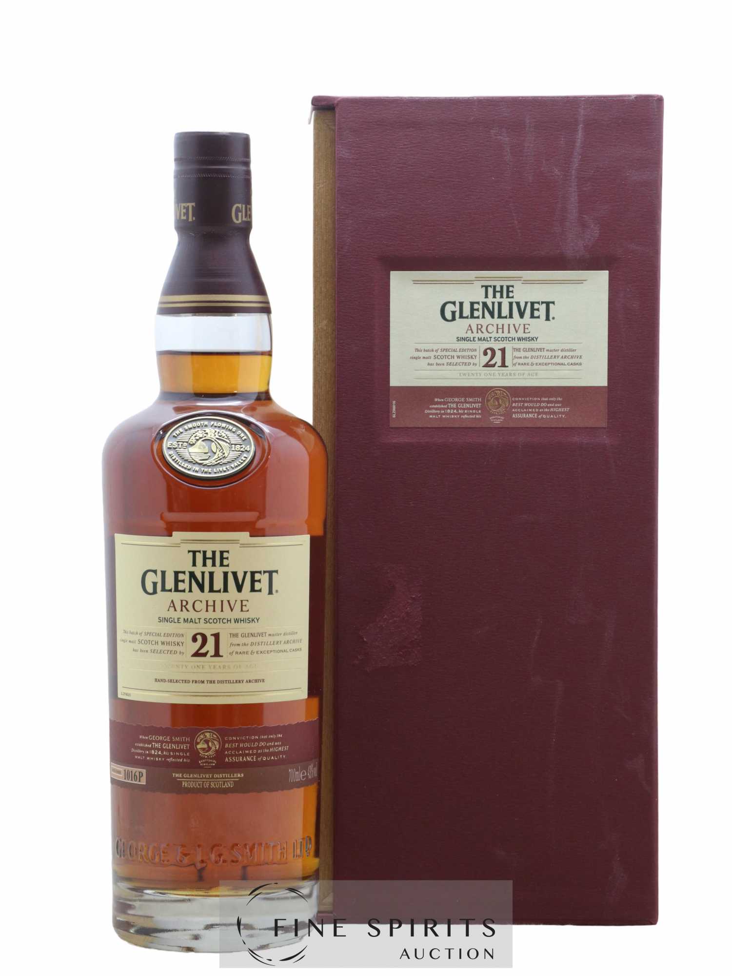 Glenlivet (The) 21 years Of. Archive Batch n°1016P