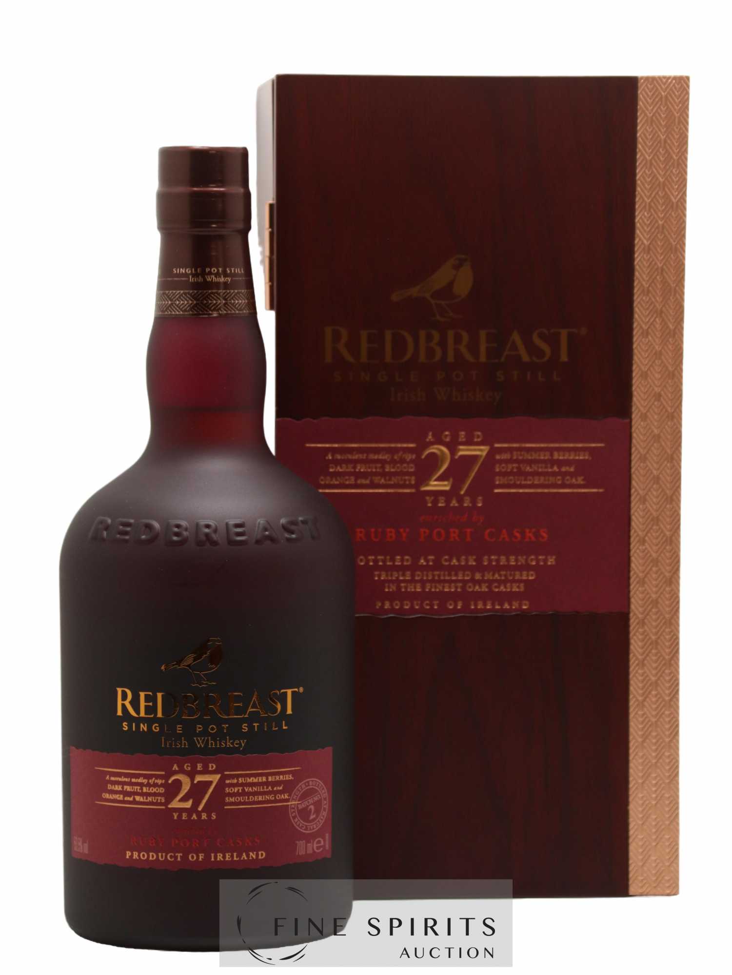 Redbreast 27 years Of. Ruby Port Casks - Batch n°2 Single Pot Still