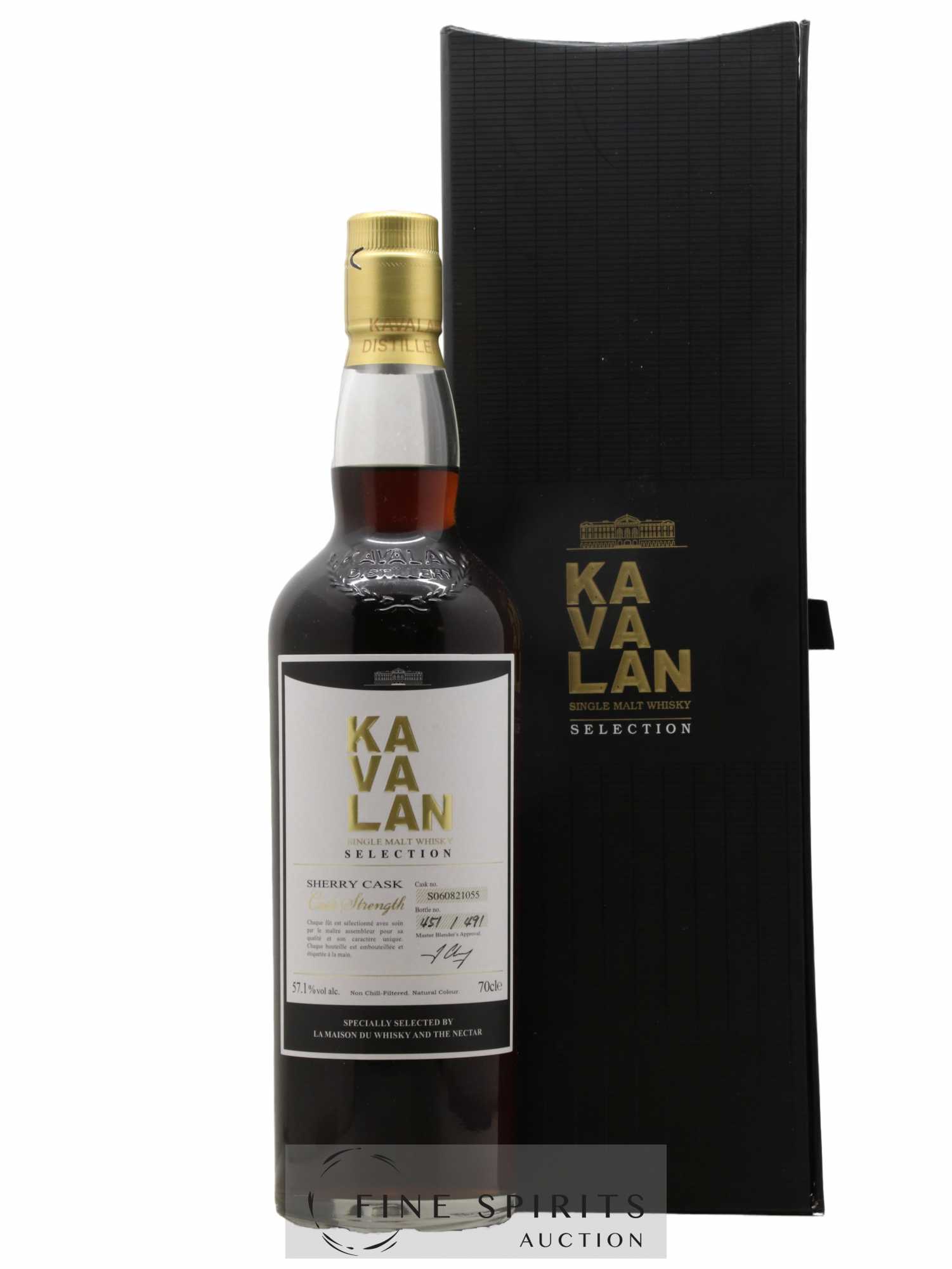 Kavalan Of. Selection Sherry Cask n°S060821055 - One of 491 - bottled 2015 LMDW & The Nectar Cask Stren