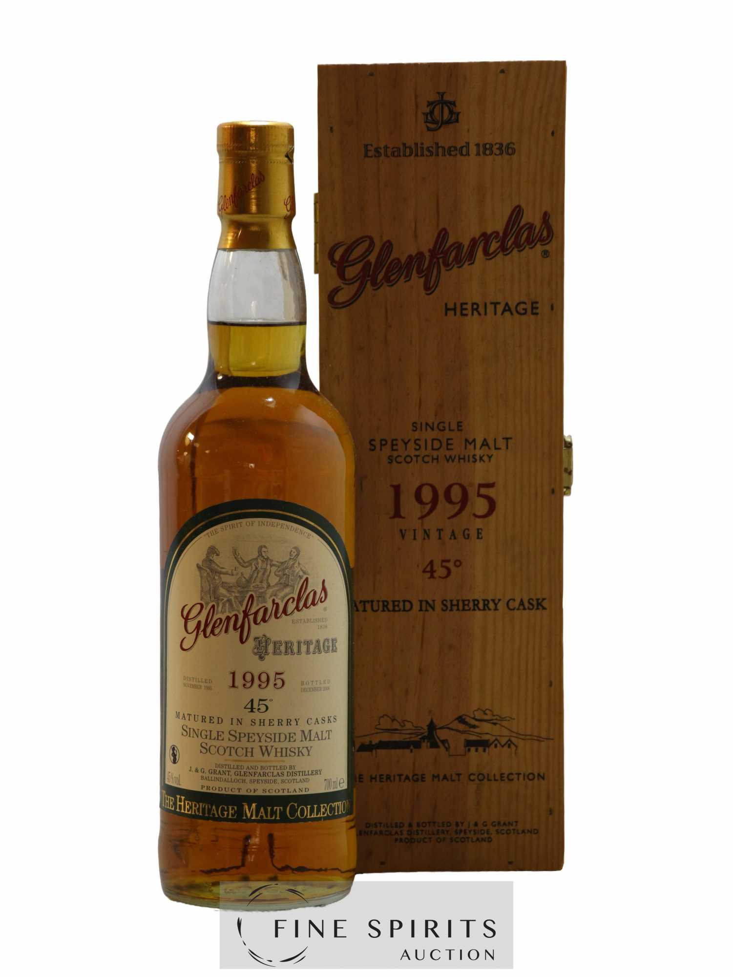 Glenfarclas 1995 Of. Heritage Sherry Casks matured - bottled 2006 The Malt Collection