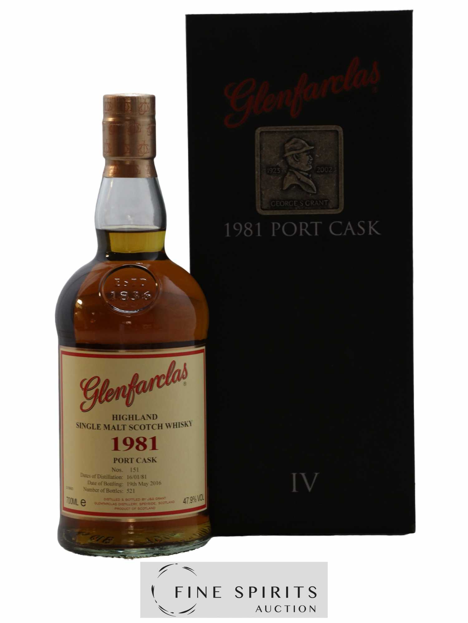 Glenfarclas 1981 Of. Port Cask n°151 - One of 521 - bottled 2016