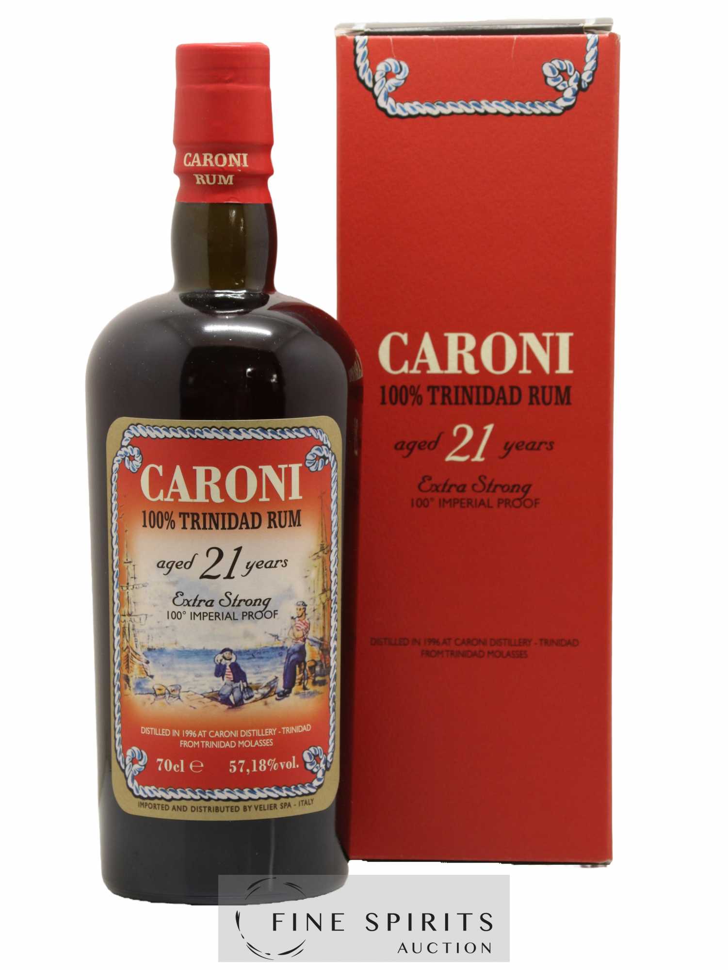 Buy Caroni 21 years 1996 Of. 100° Imperial Proof bottled 2017 Velier ...