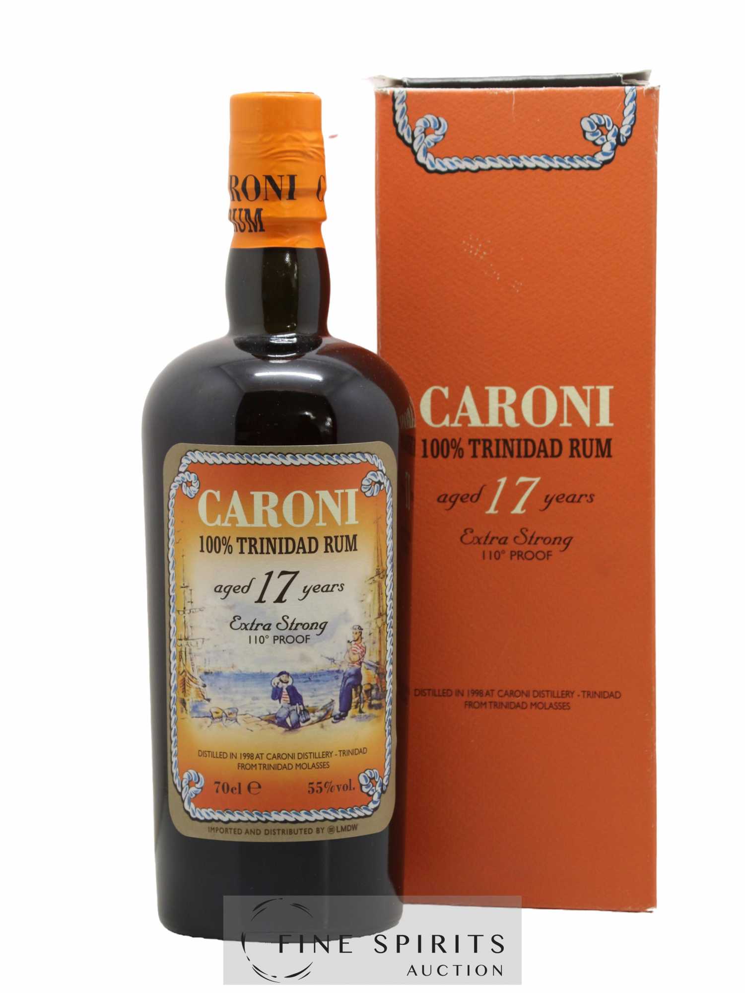 Buy Caroni 17 years 1998 Of. 110° Proof bottled 2015 LMDW Extra Strong ...