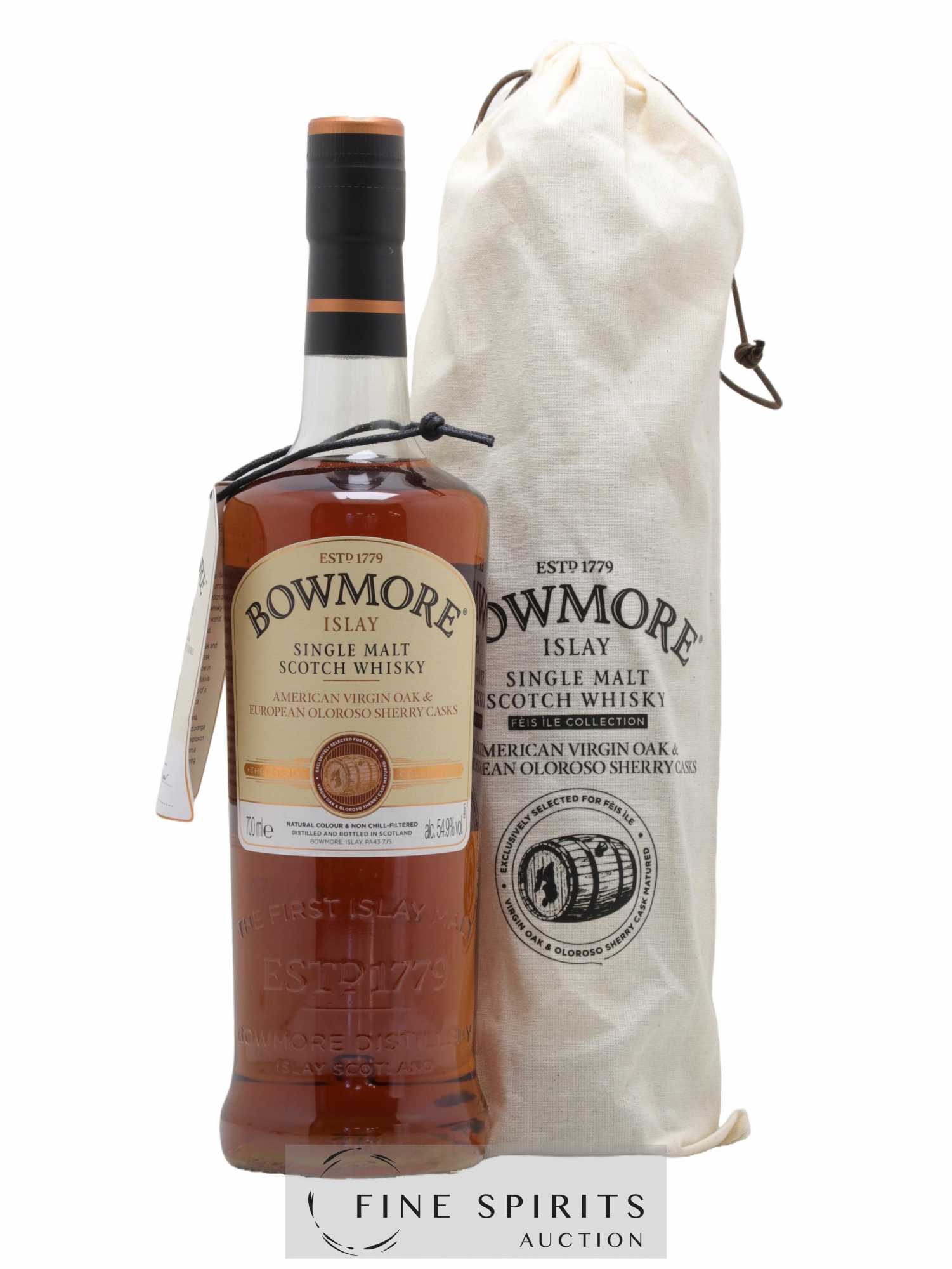 Bowmore Of. Virgin Oak & Oloroso Sherry Cak Matured Feis Ile Collection