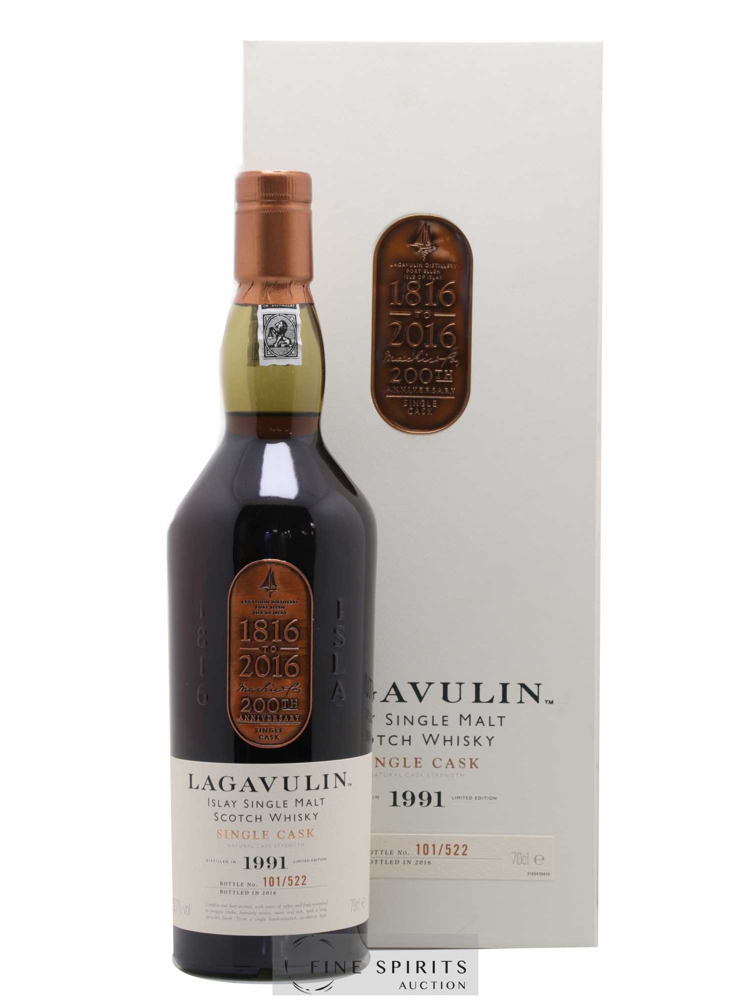 Lagavulin 1991 Of. Single Cask One of 522 - bottled 2016 Limited Edition