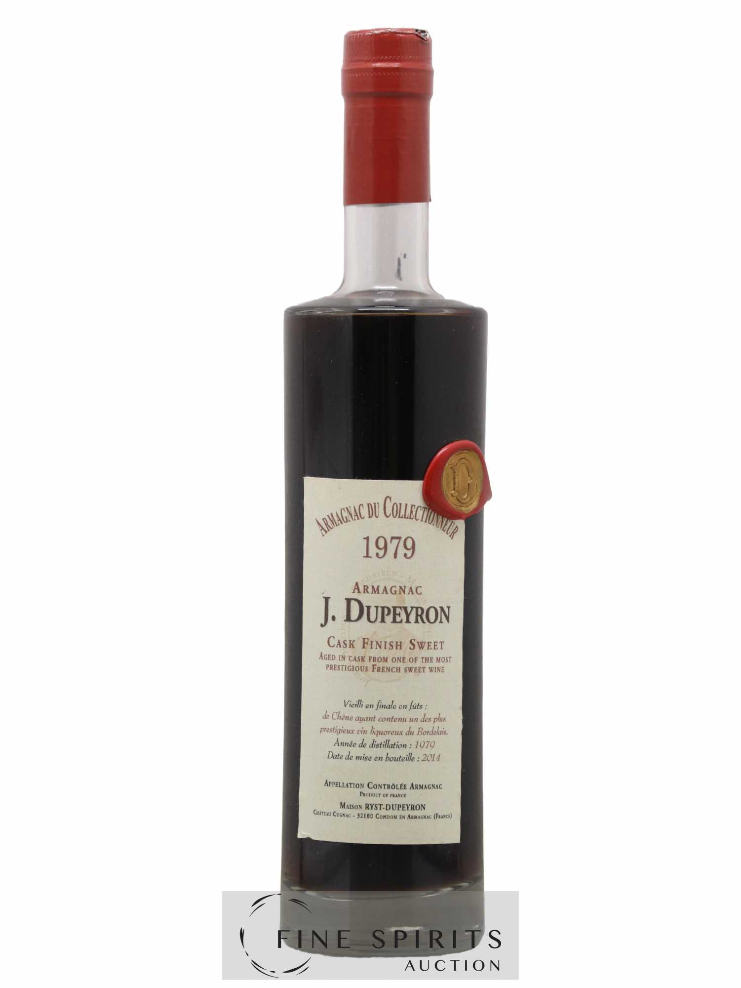 J. Dupeyron 1979 Of. Cask Finish Sweet - bottled 2014 Armagnac du Collectionneur