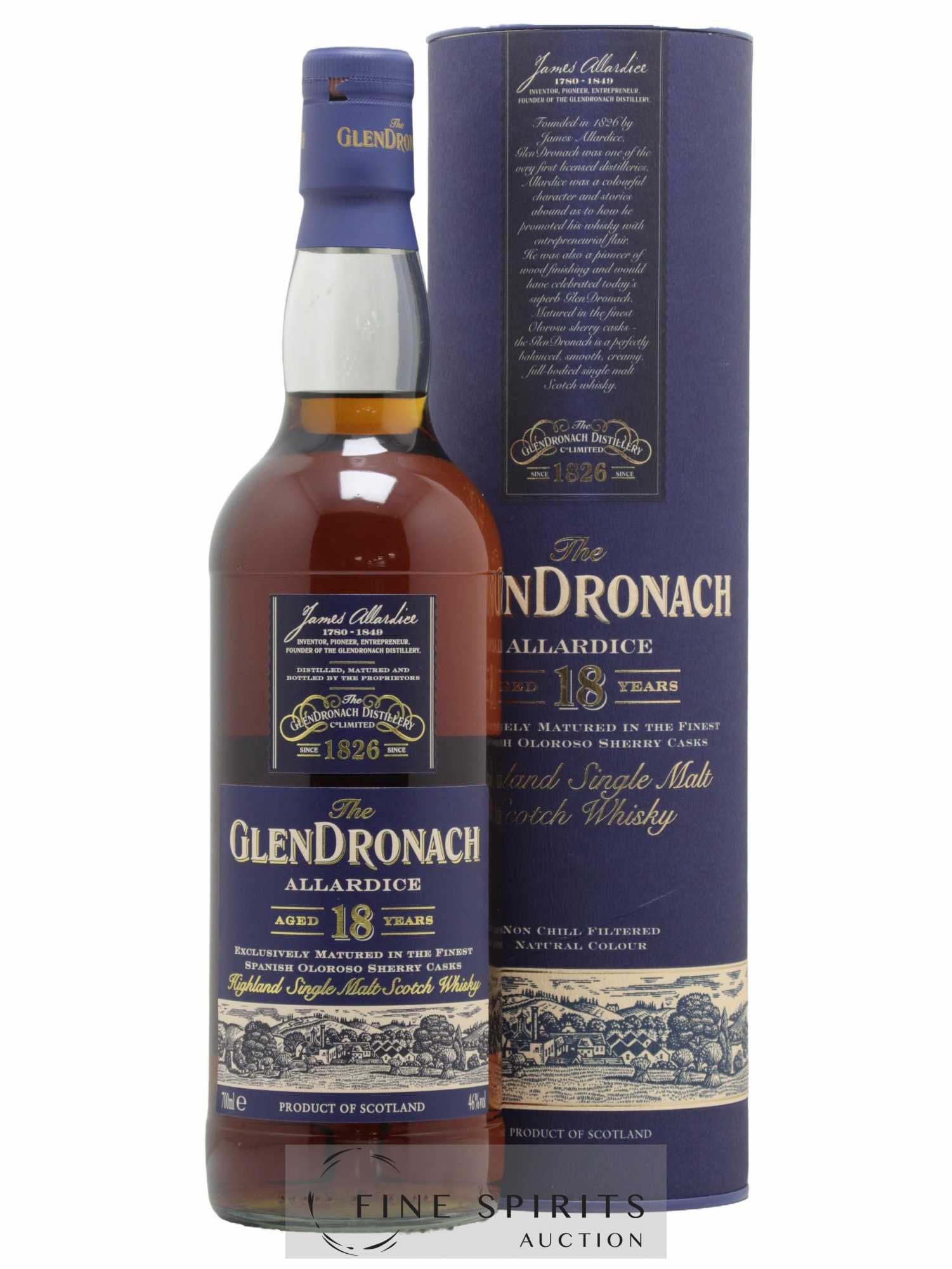The Glendronach 18 years Of. Allardice bottled 2016