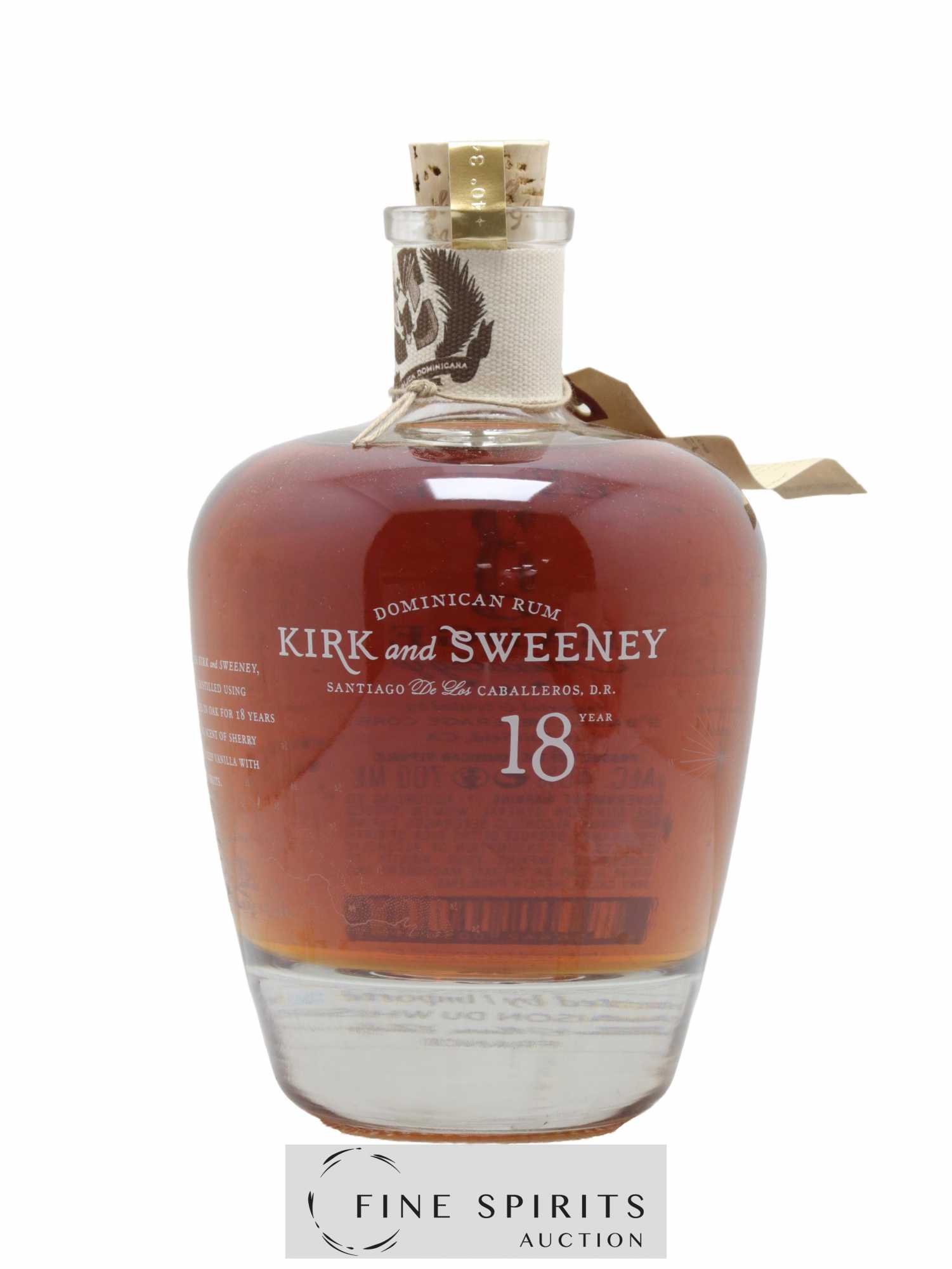 Kirk and Sweeney 18 years 3 Badge Beverage Batch n°004